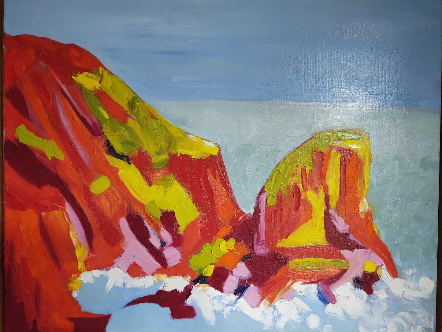 Pacifica Color Blaze-Rockaway Beach  20 x 24 x 1.5 Oil on Canvas