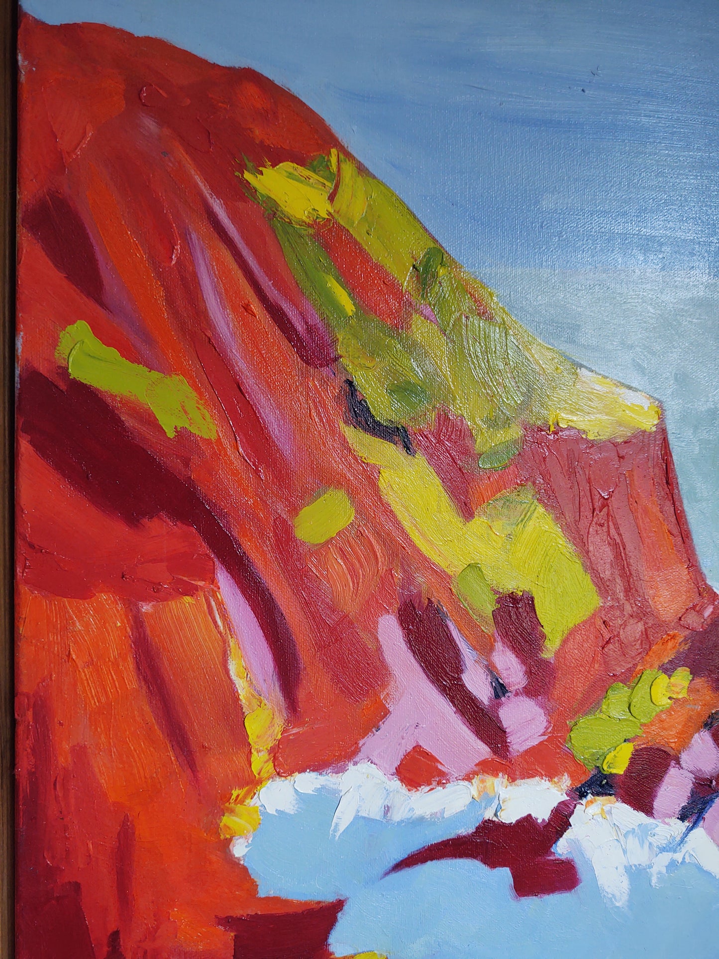 Pacifica Color Blaze-Rockaway Beach  20 x 24 x 1.5 Oil on Canvas