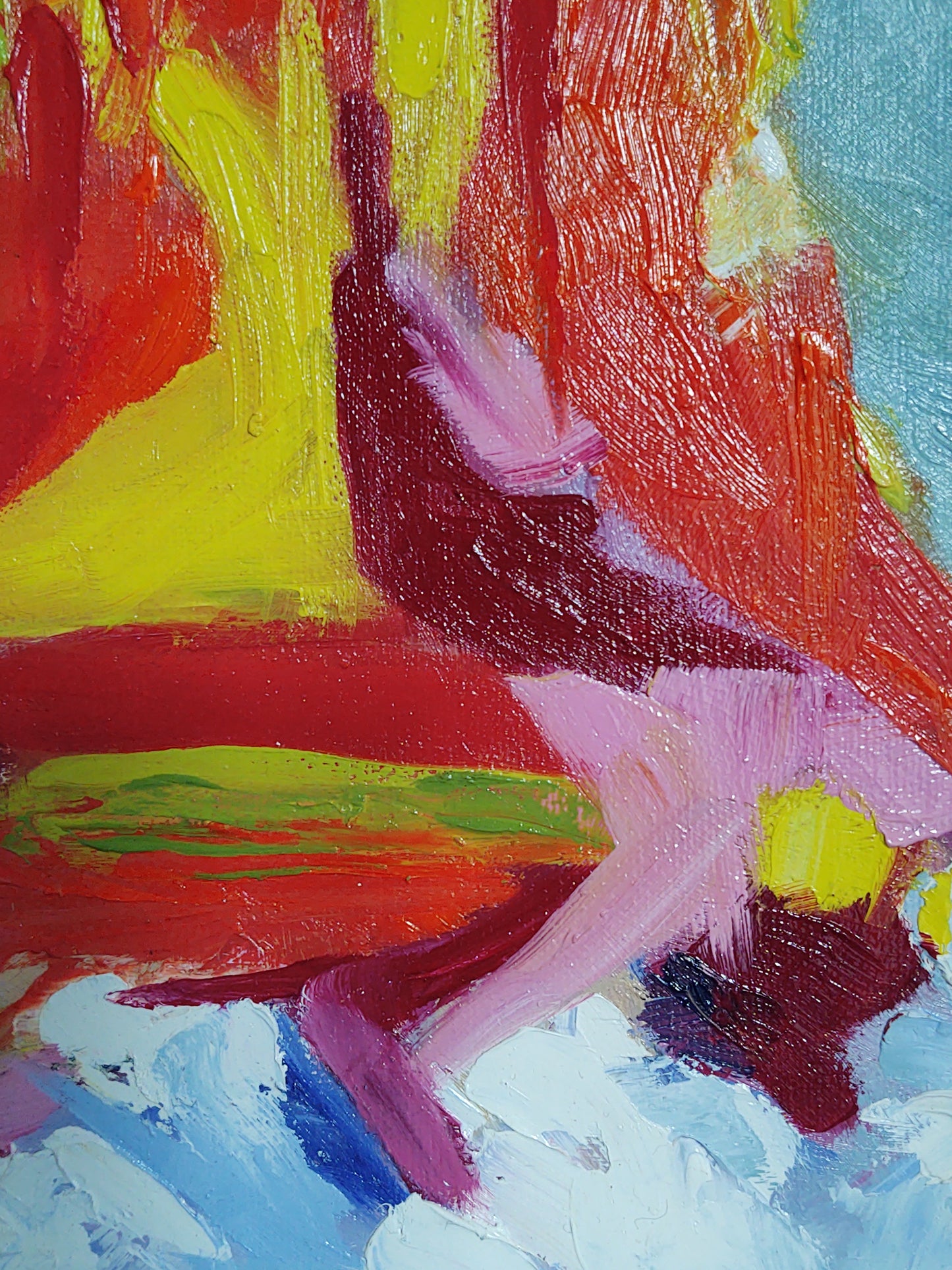 Pacifica Color Blaze-Rockaway Beach  20 x 24 x 1.5 Oil on Canvas
