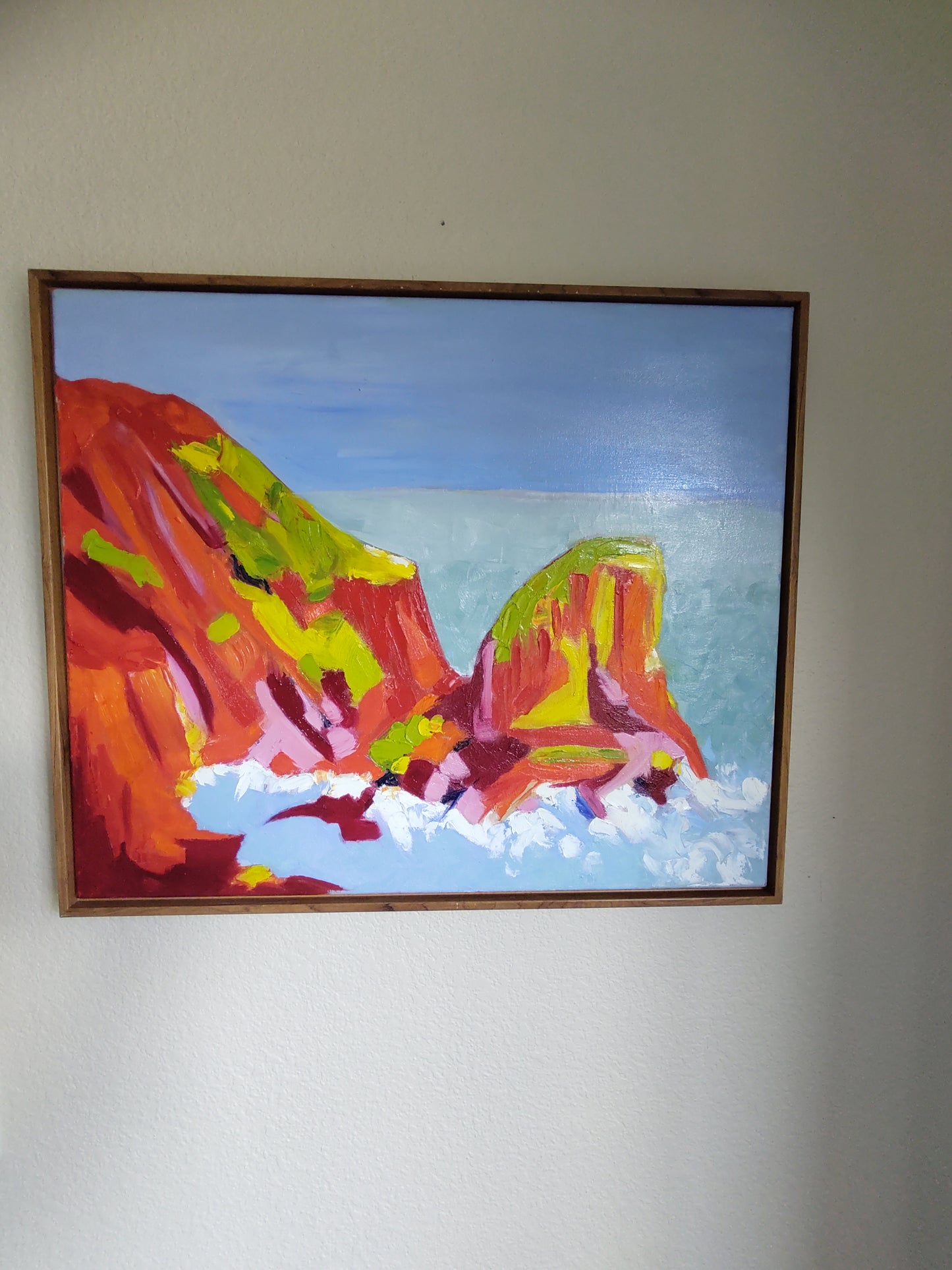 Pacifica Color Blaze-Rockaway Beach  20 x 24 x 1.5 Oil on Canvas