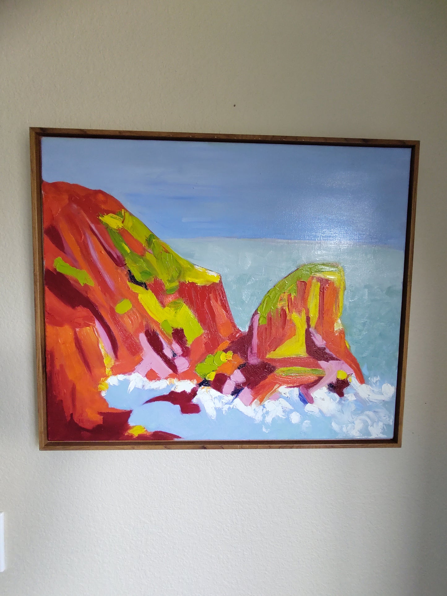 Pacifica Color Blaze-Rockaway Beach  20 x 24 x 1.5 Oil on Canvas