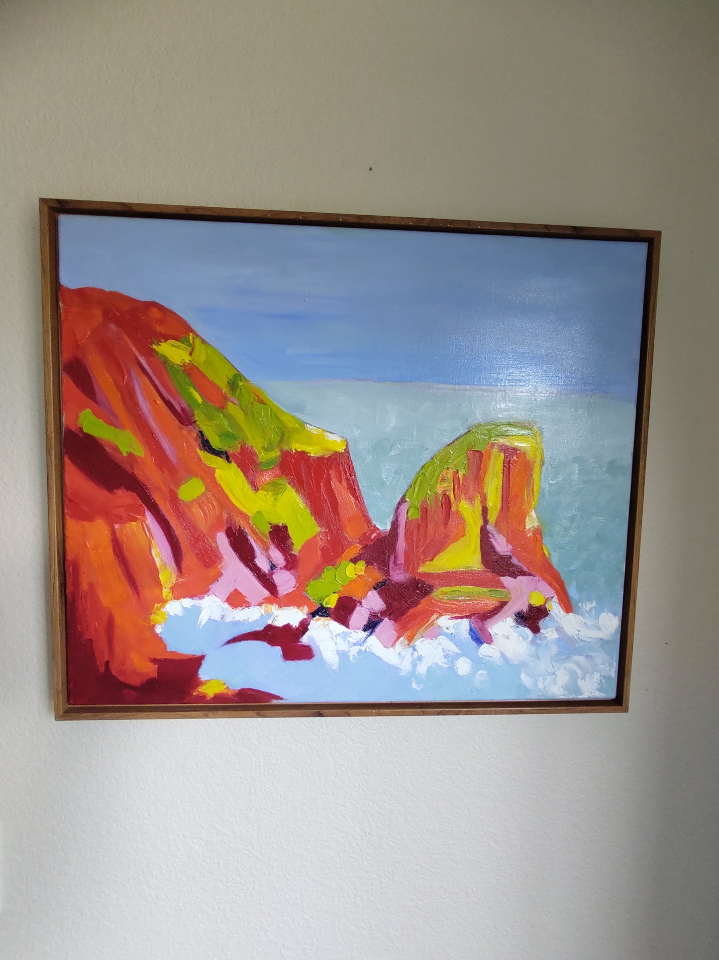 Pacifica Color Blaze-Rockaway Beach  20 x 24 x 1.5 Oil on Canvas