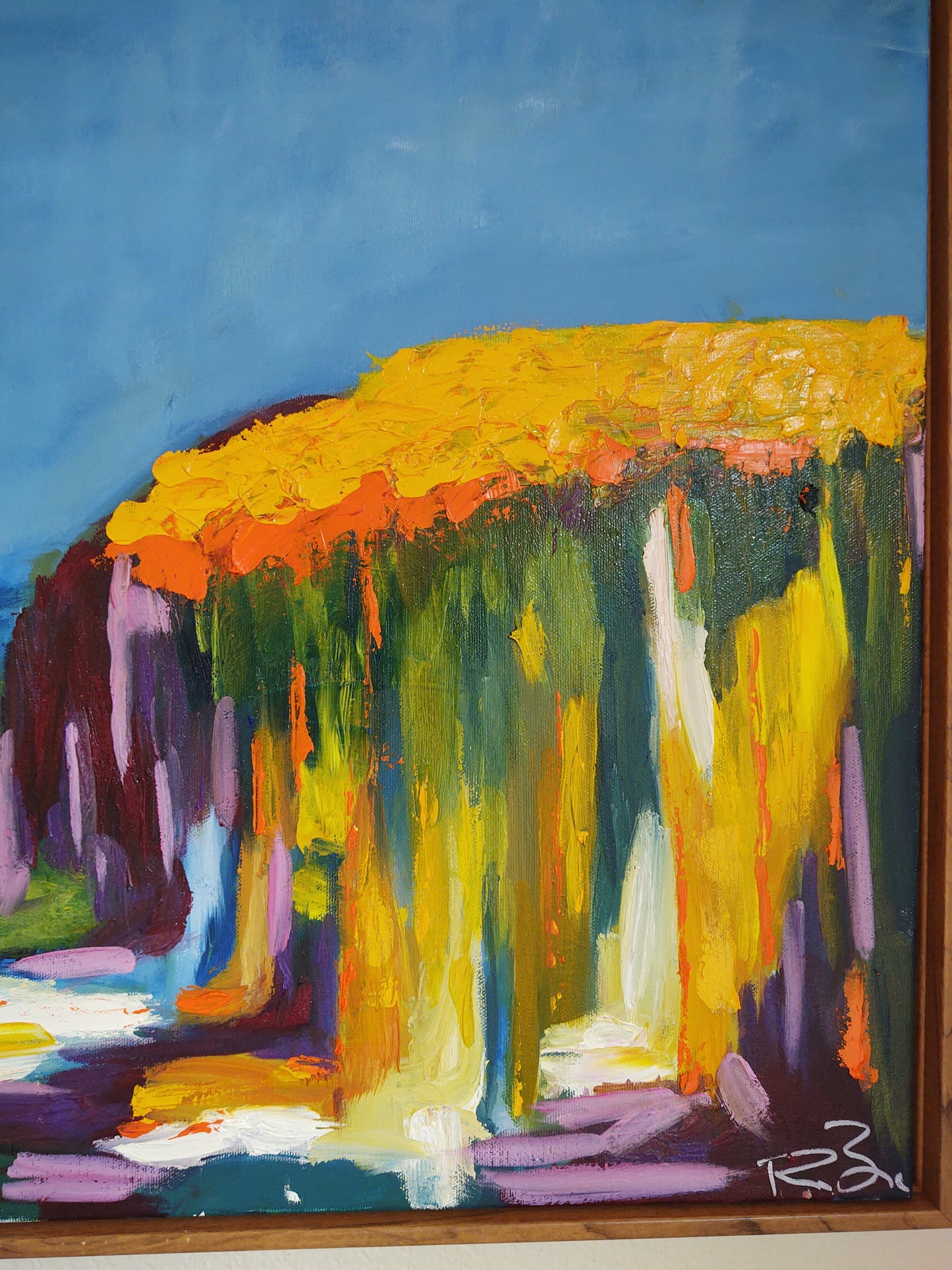 V Bodega Cascade 18 x 24 Oil on canvas