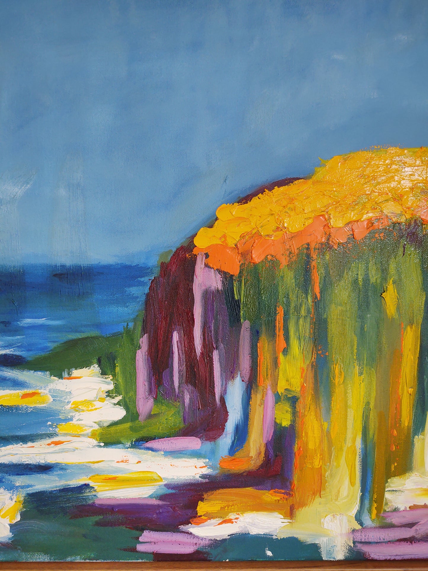 V Bodega Cascade 18 x 24 Oil on canvas