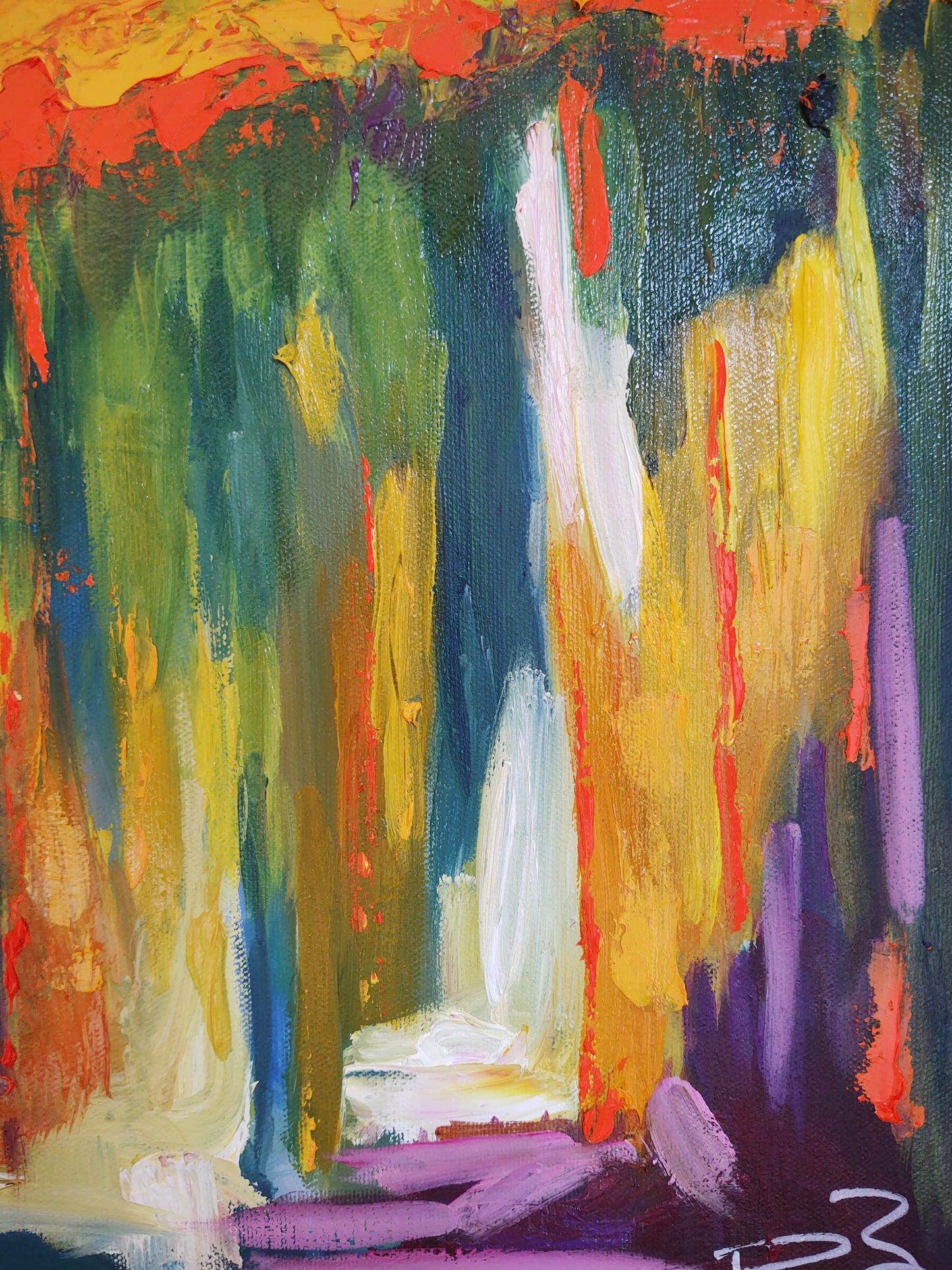 V Bodega Cascade 18 x 24 Oil on canvas