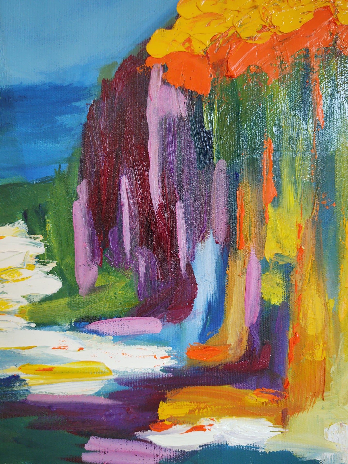 V Bodega Cascade 18 x 24 Oil on canvas