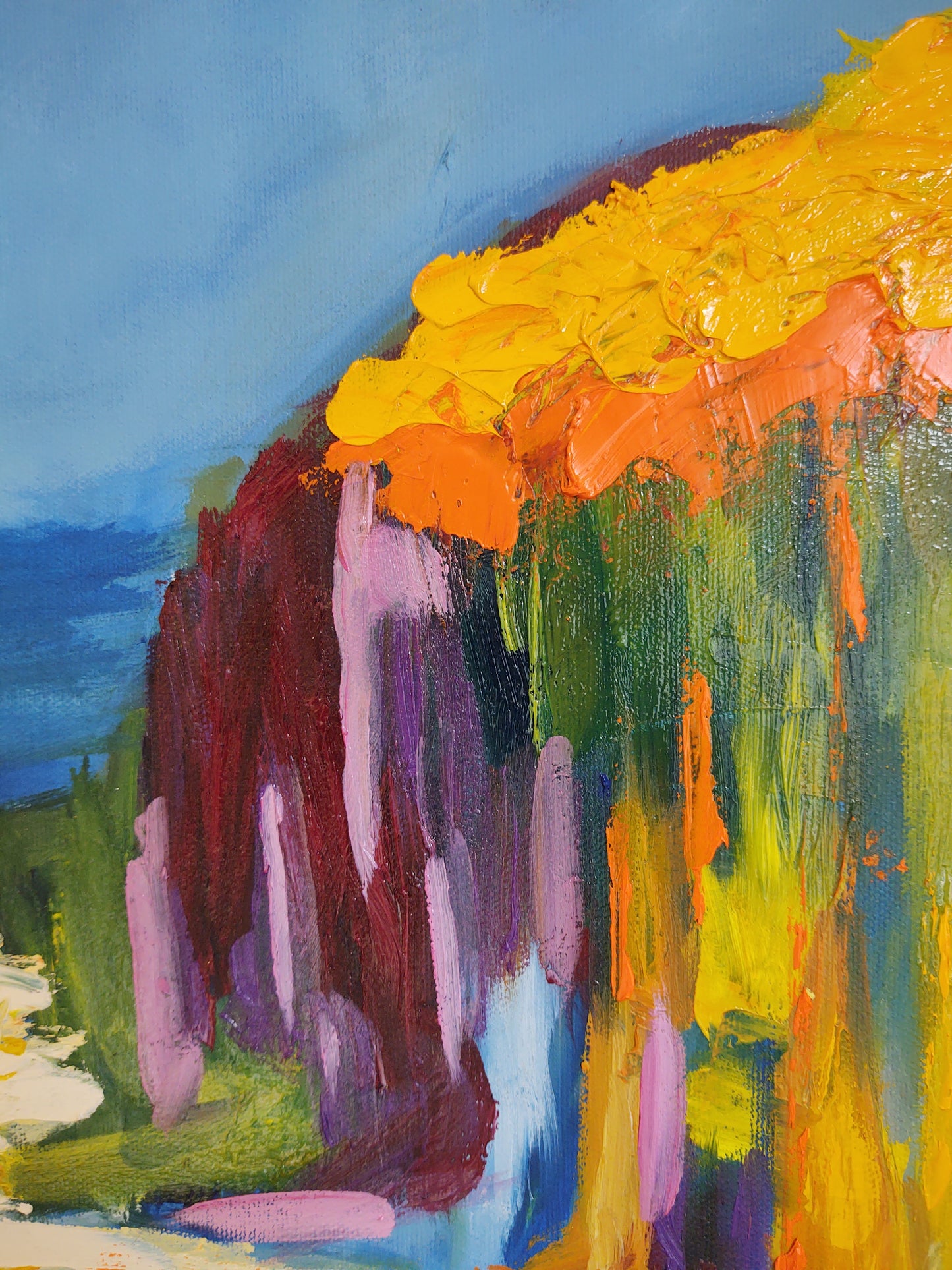 V Bodega Cascade 18 x 24 Oil on canvas