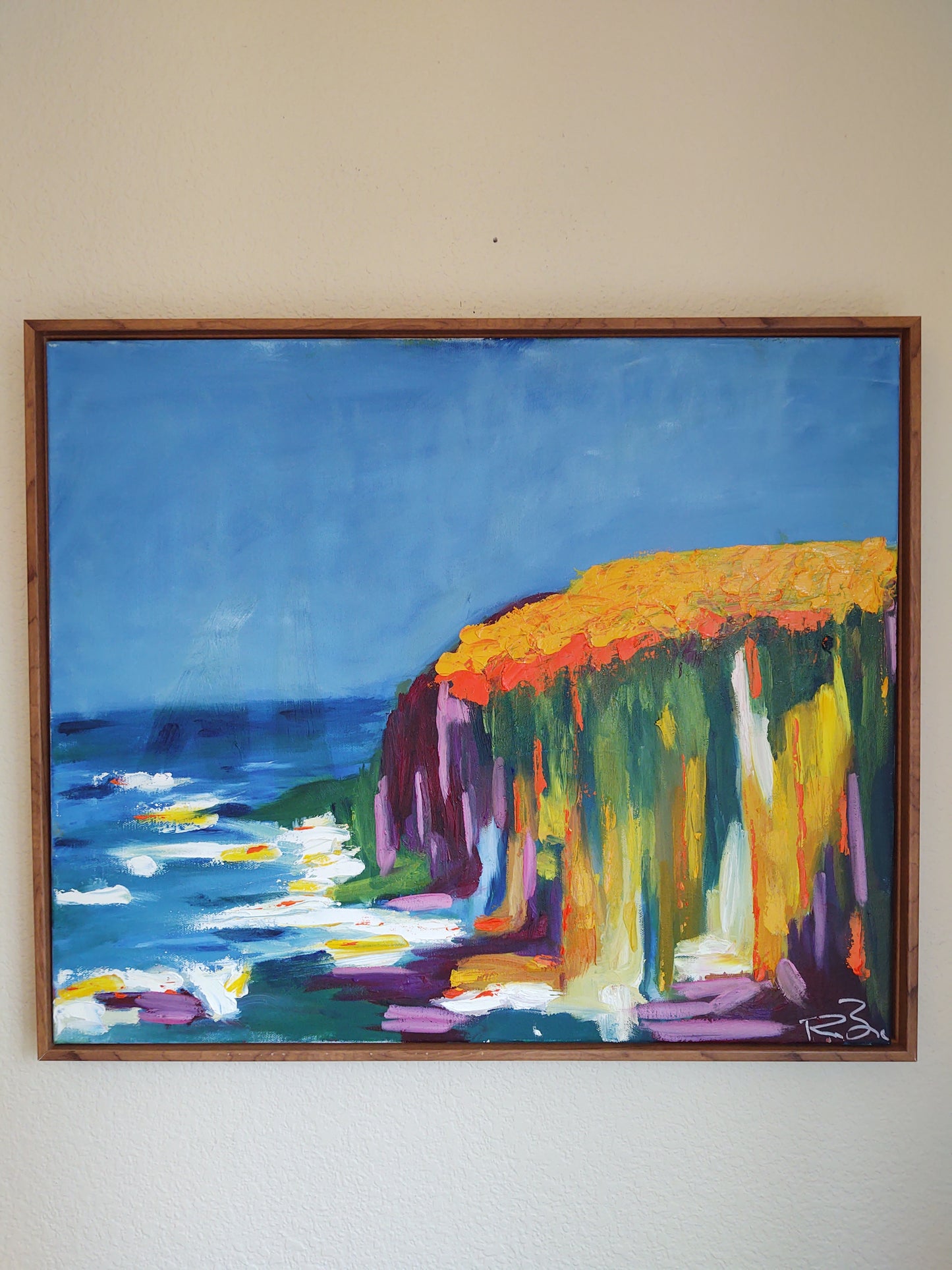 V Bodega Cascade 18 x 24 Oil on canvas