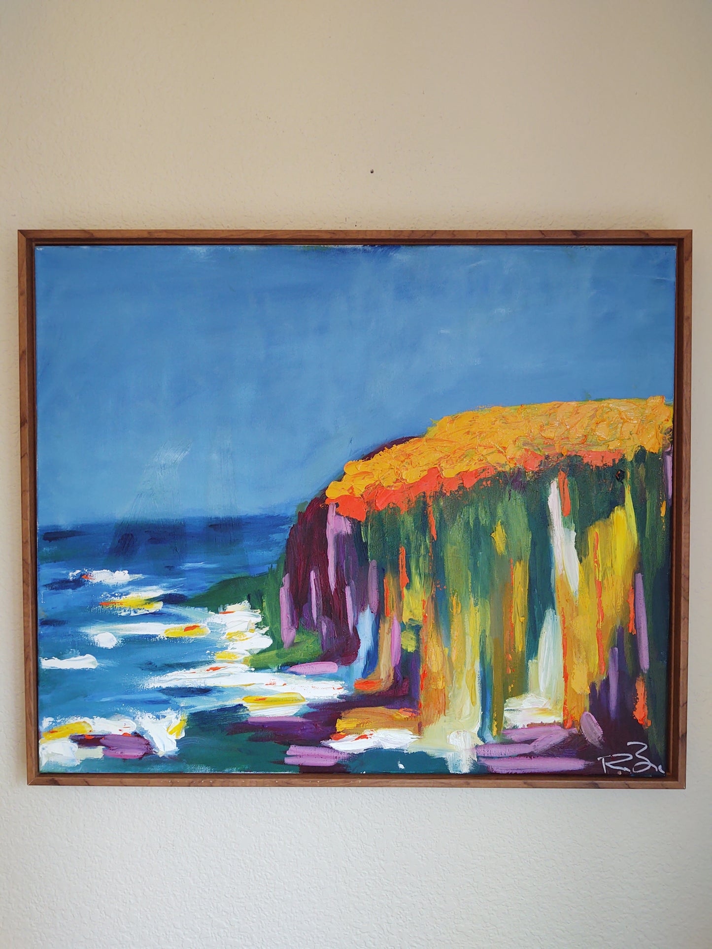 V Bodega Cascade 18 x 24 Oil on canvas