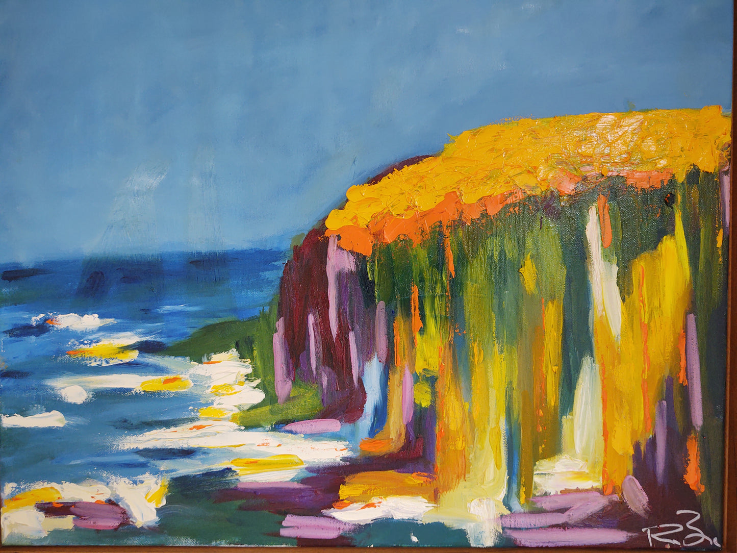 V Bodega Cascade 18 x 24 Oil on canvas