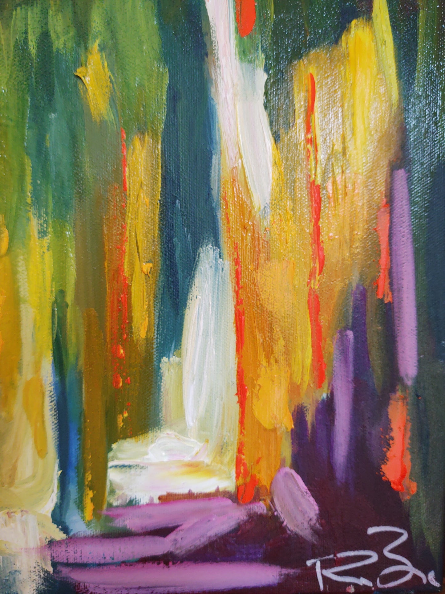 V Bodega Cascade 18 x 24 Oil on canvas