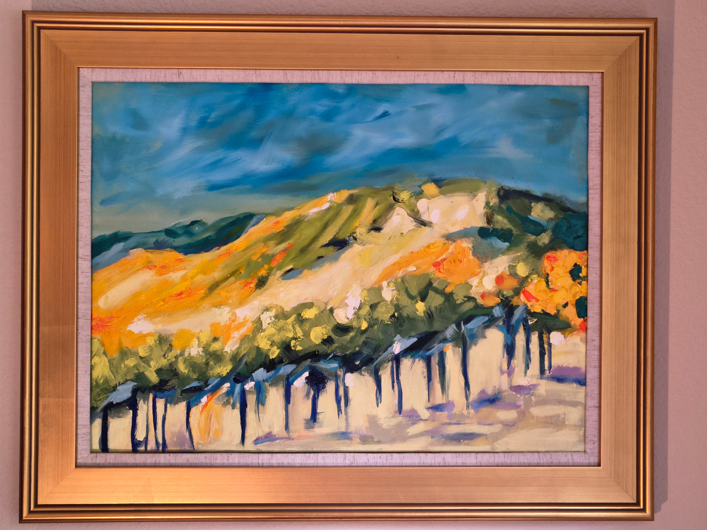 Vineyard’s Gilded Summer  18x24 Oil on Canvas  $1,500.00