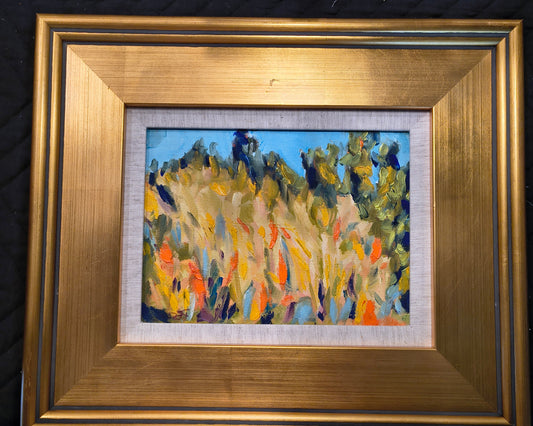 Summer Windswept Reeds 6 x 8 Oil on Canvas $600.00
