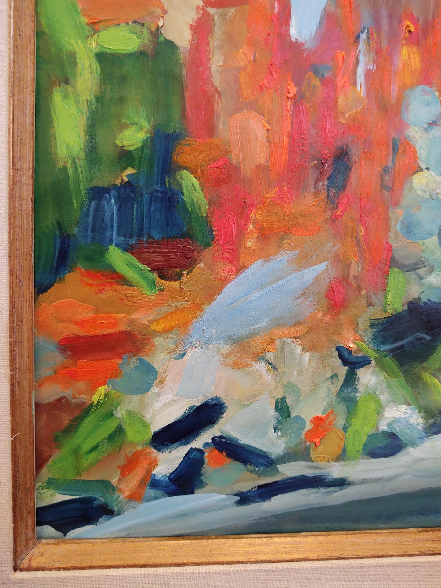 Josia's Embrace Oil on Paper 18 x 24 PRIVATE COLLECTION