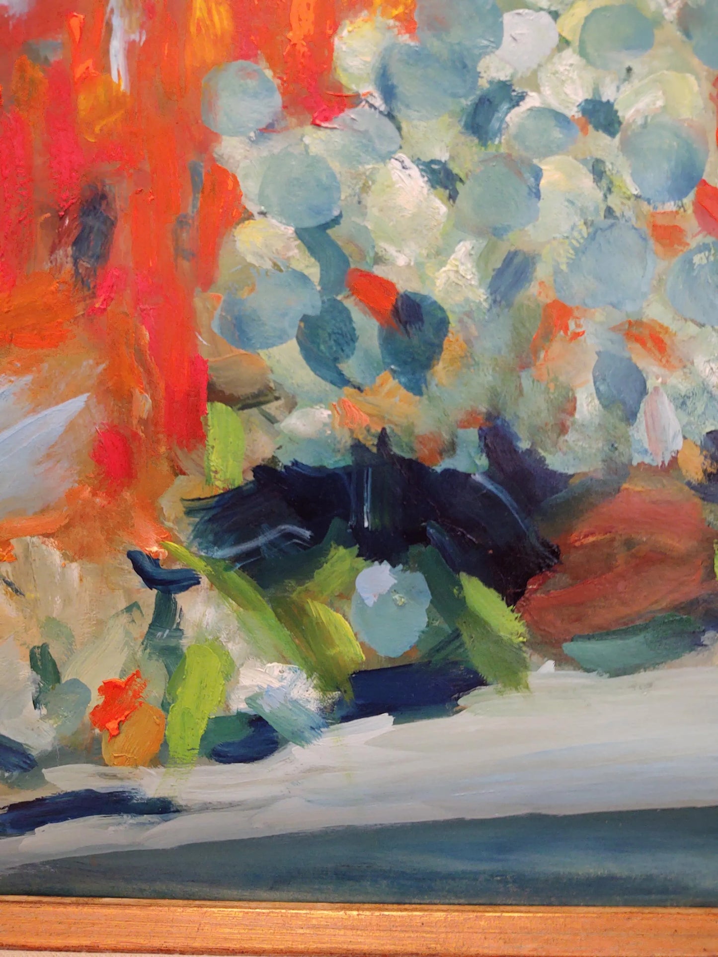 Josia's Embrace Oil on Paper 18 x 24 PRIVATE COLLECTION
