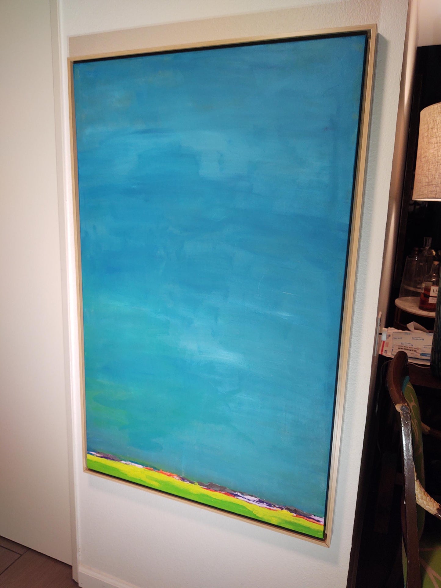 z 1 SOLD Sonoma Sky-Acrylic Sister Oil painting will be done 8/25