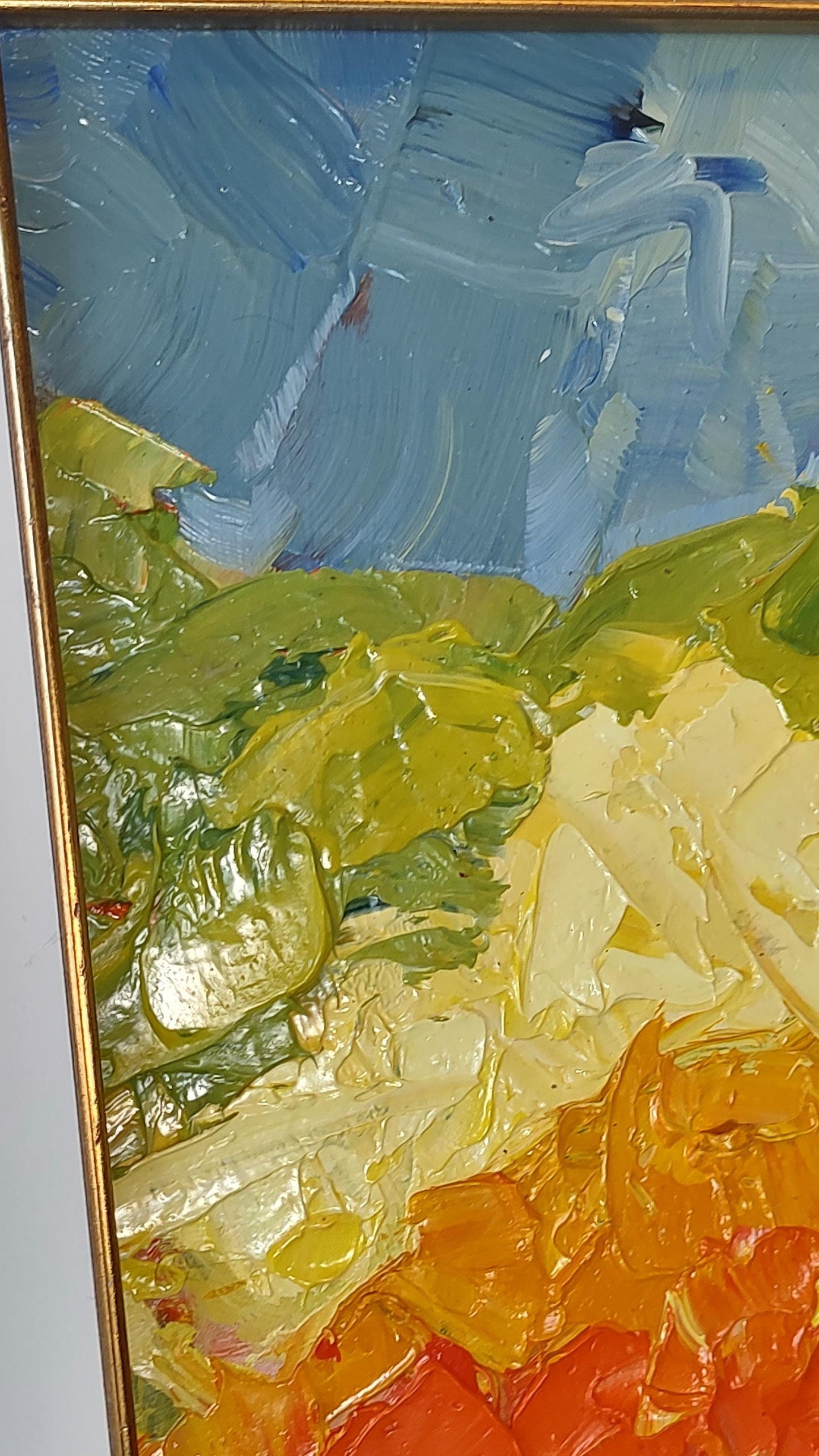B California Symphony – Poppy Dance and Mustard Song - 19x24 - Oil on Foam Core Board - Gallery Exhibit