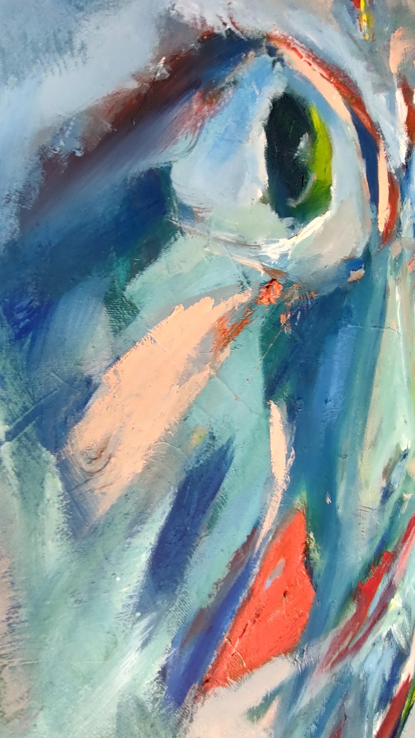Kaleidoscope Eyes- Oil on Stretched Canvas 48 x 60