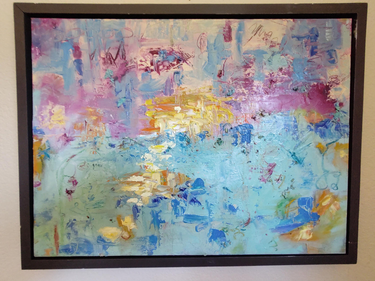 B Tiburon Twilight - 18x30 - Mixed Media on Canvas - Gallery Exhibit
