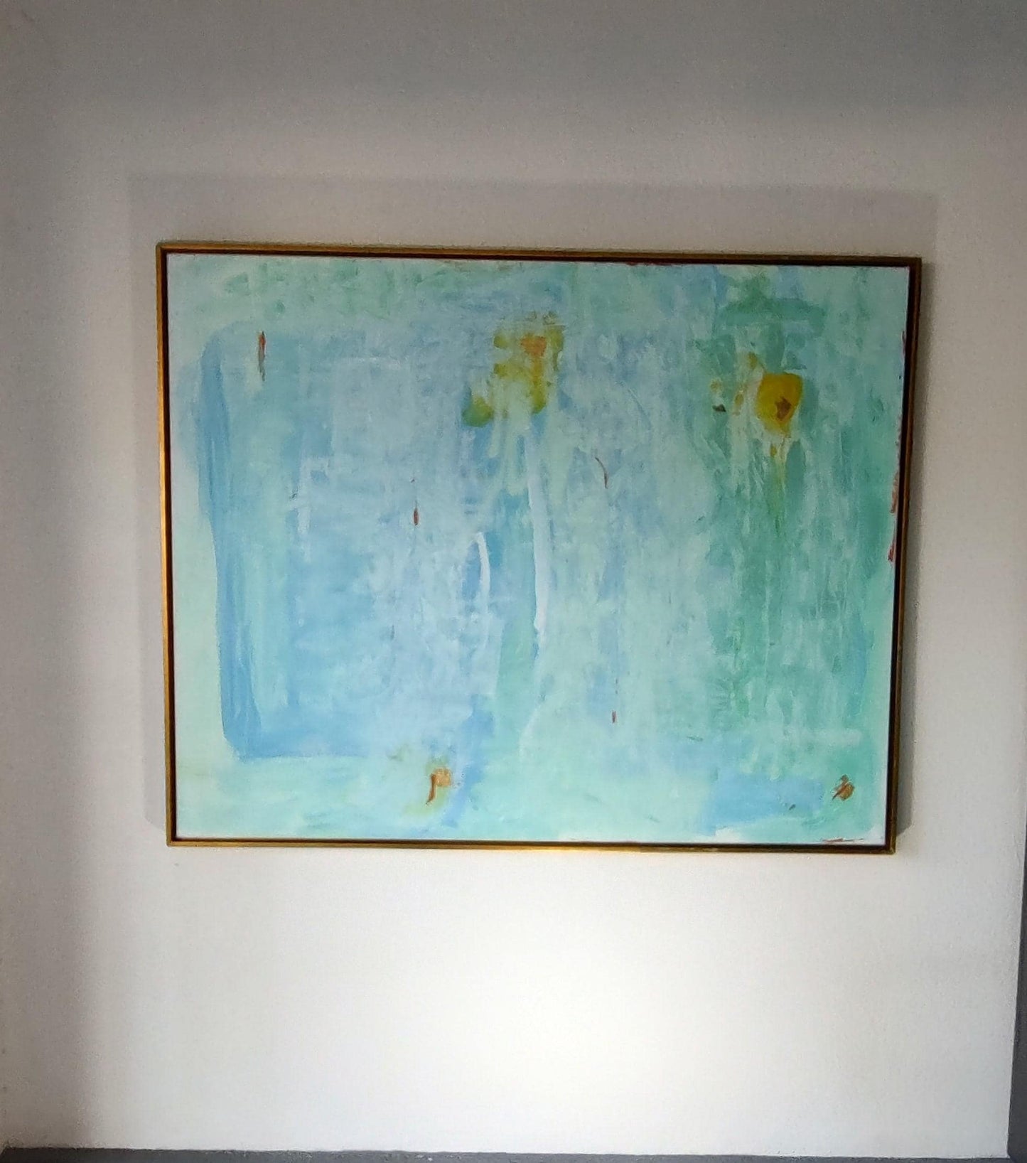 B ON HOLD Azure Alchemy - Finding the Light - 48x60 - Mixed Media-Canvas - Gallery Exhibit