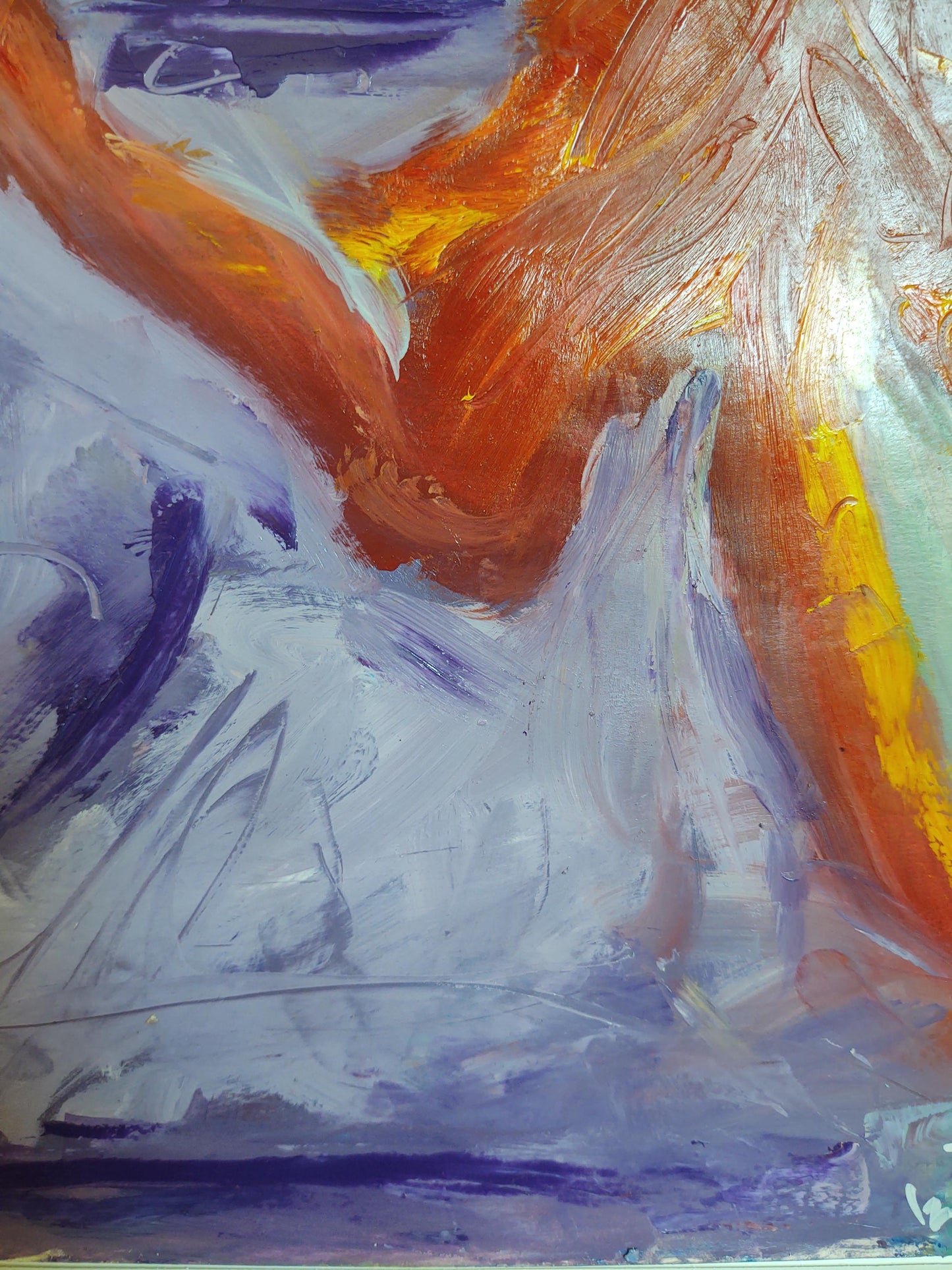 Winifred's Vibe 18 x 24 Oil on Paper Mounted on Canvas