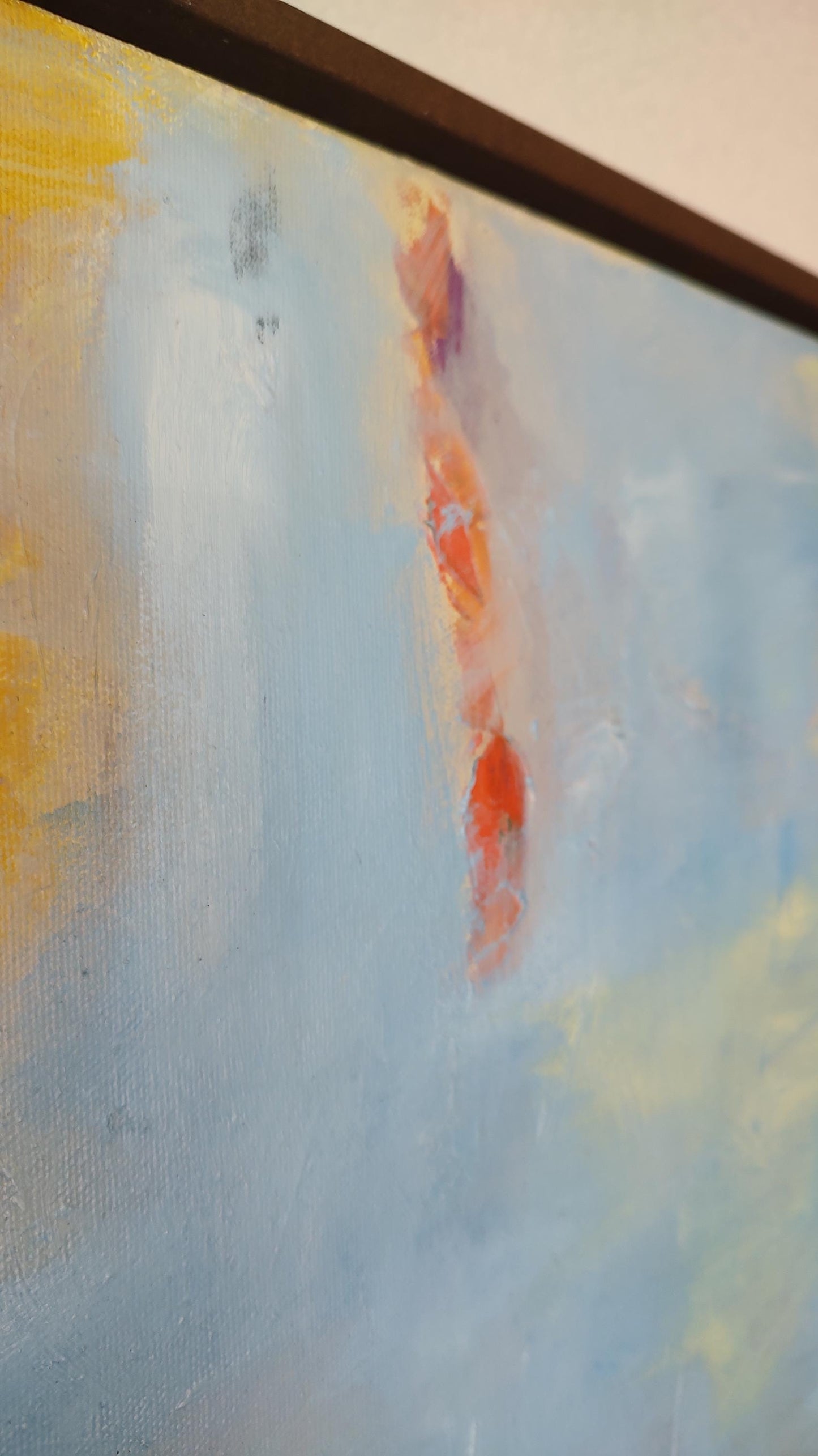 SOLD Sunrise Over The Bay 36 x 36 Oil on Canvas