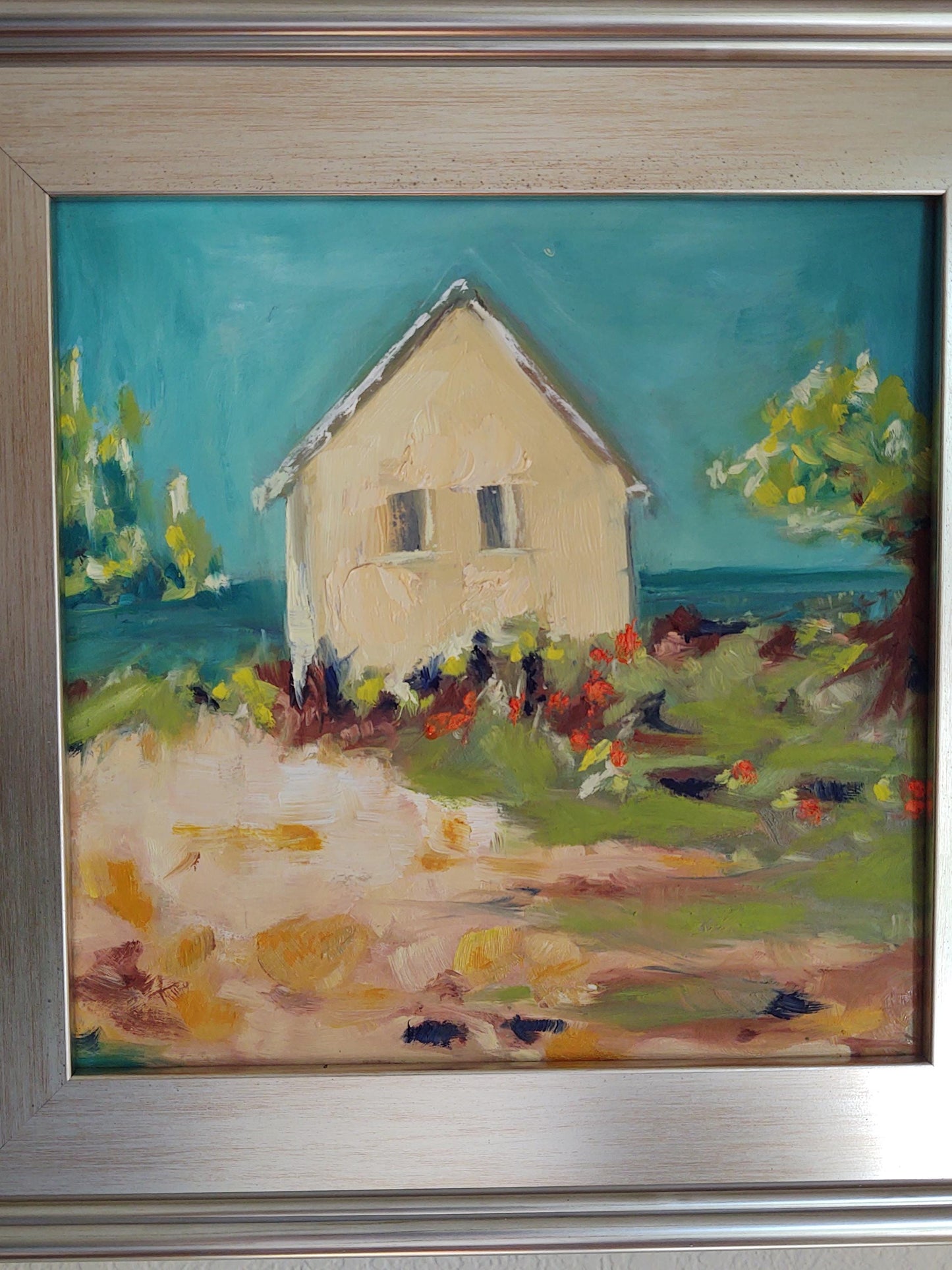 V SOLD Memories of Cape Cod Plein Air 12 x 12 Oil on Board
