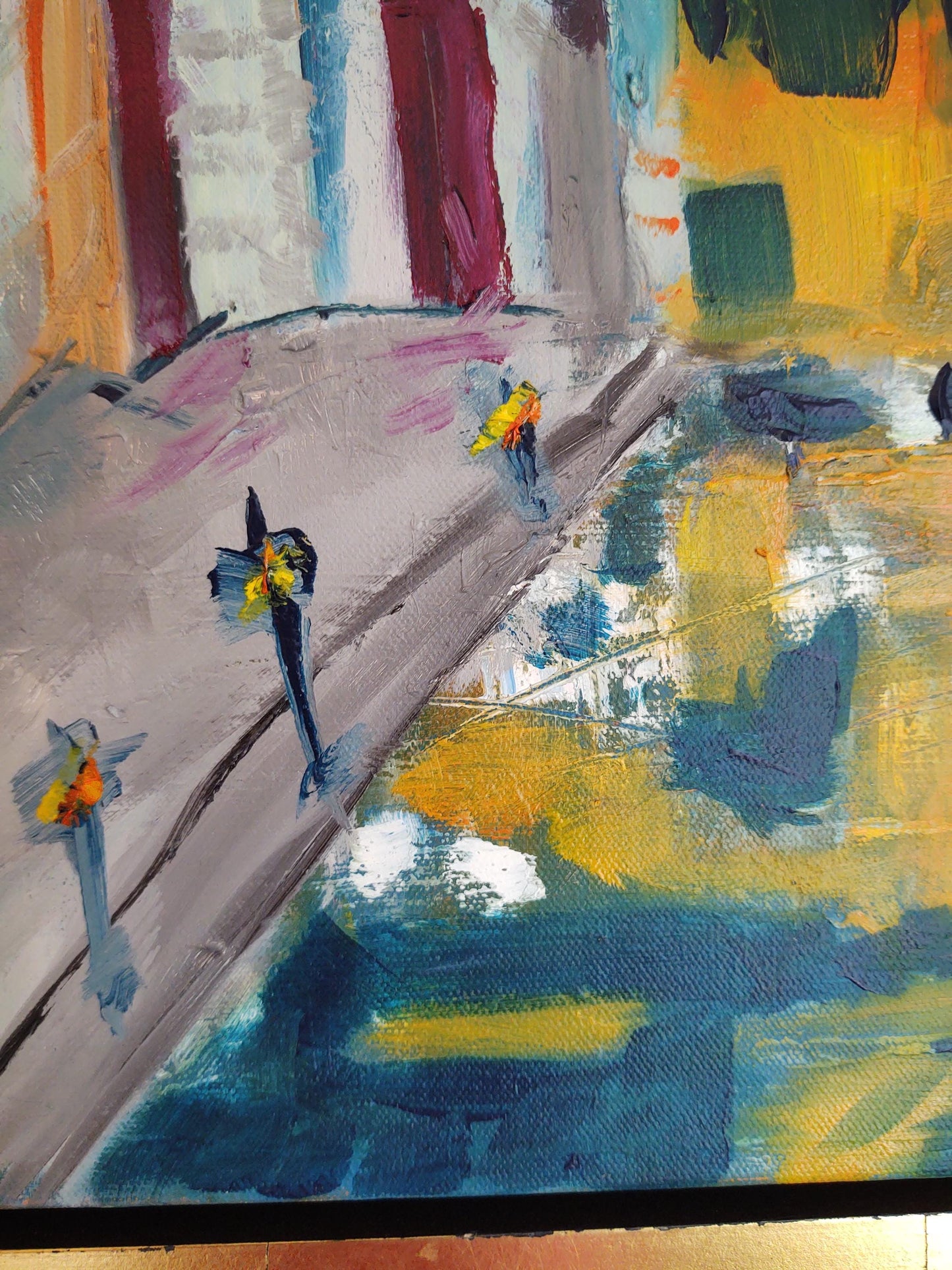 V Embarcadero Estuary-San Francisco 20 x 24 Oil on Canvas