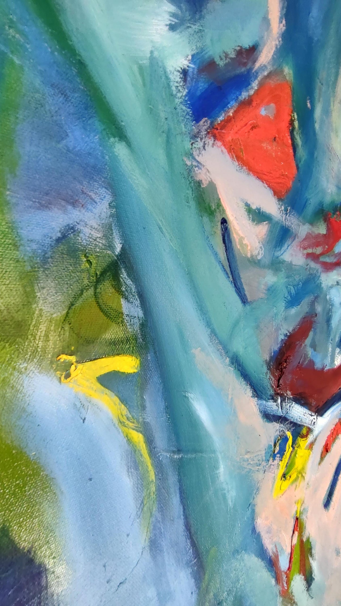 Kaleidoscope Eyes- Oil on Stretched Canvas 48 x 60
