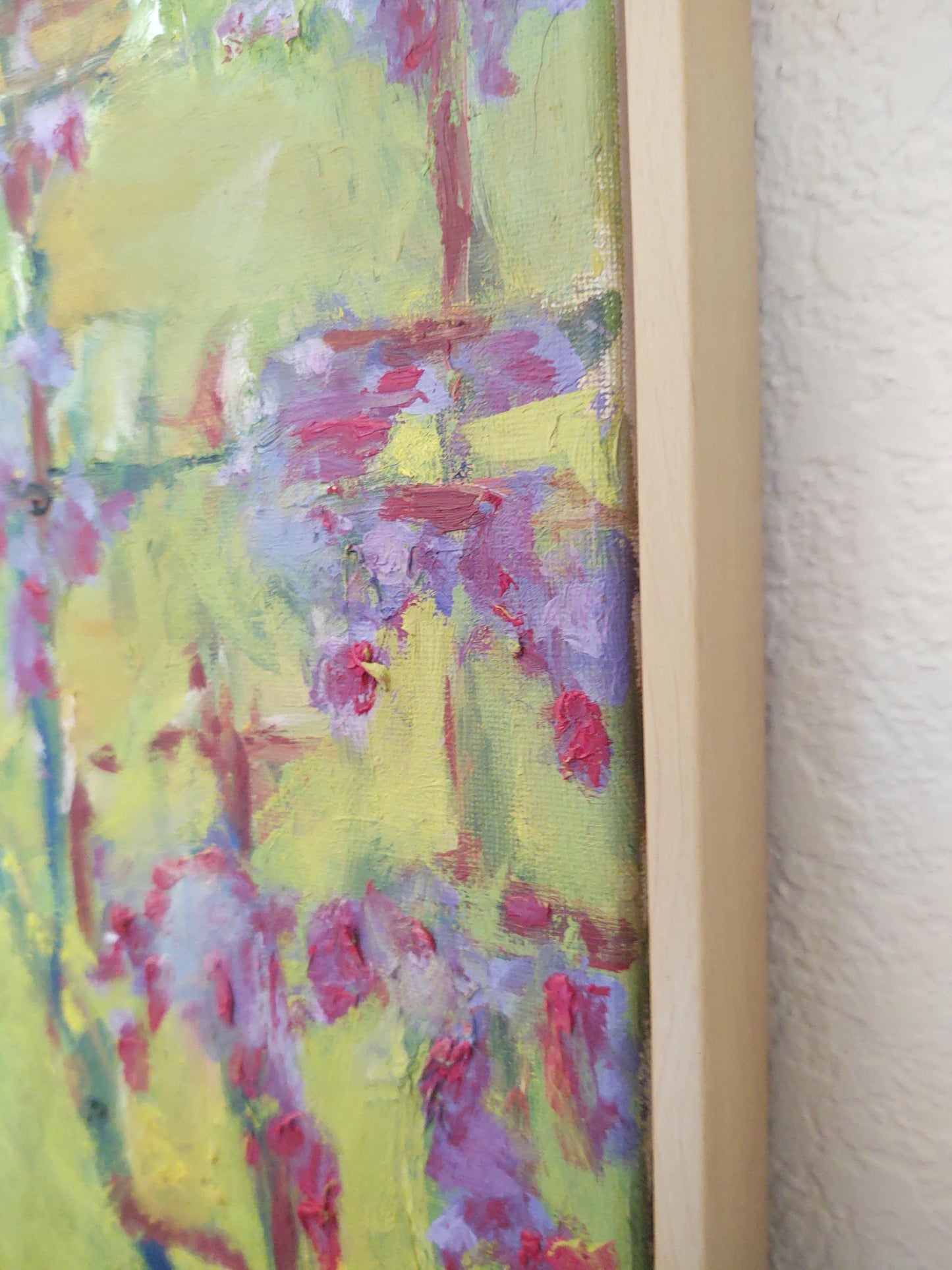 V Pinot Trail 10 x 20 Oil on Canvas