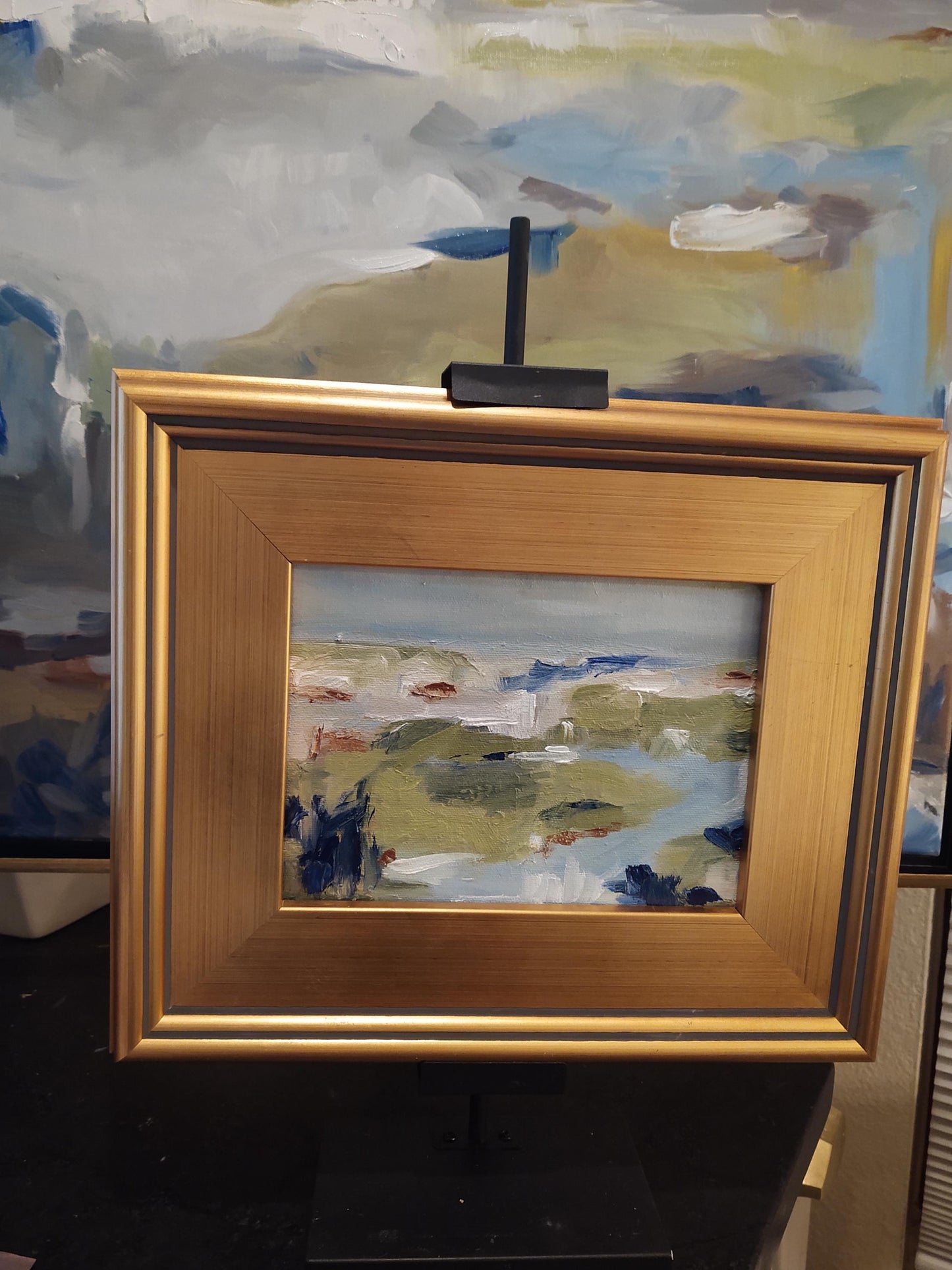 B Sonoma Creek Miniature Study - 6x8 - Oil on Canvas - Gallery Exhibit
