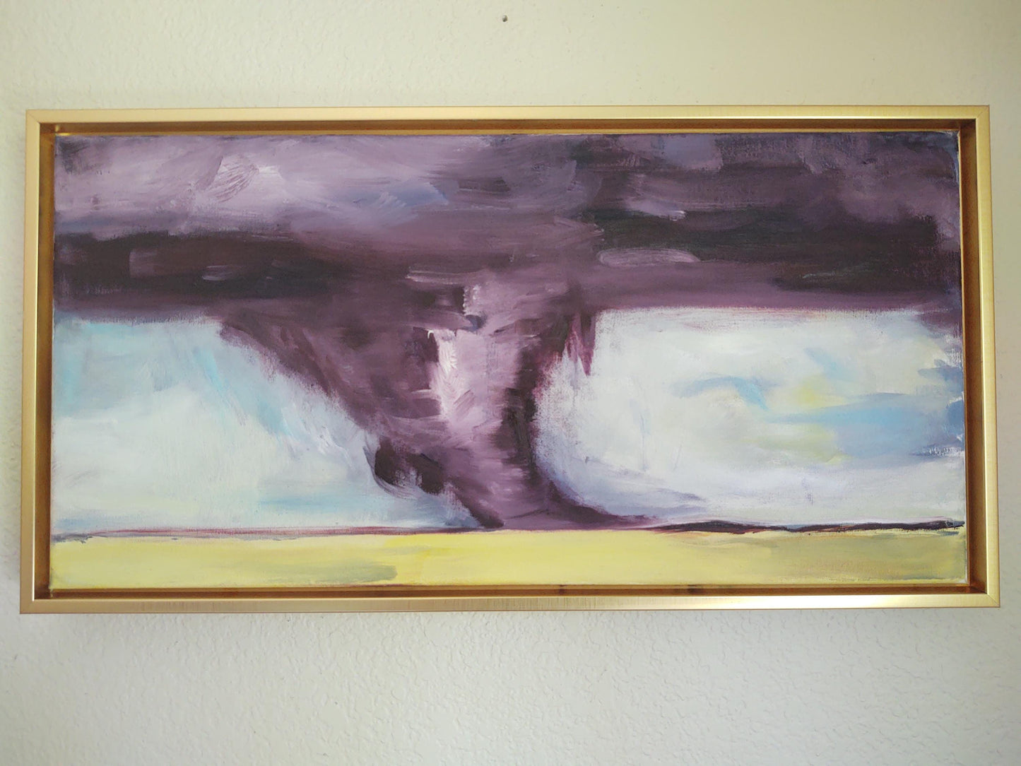 V Crimson Twister 10 x 20 Oil on Canvas
