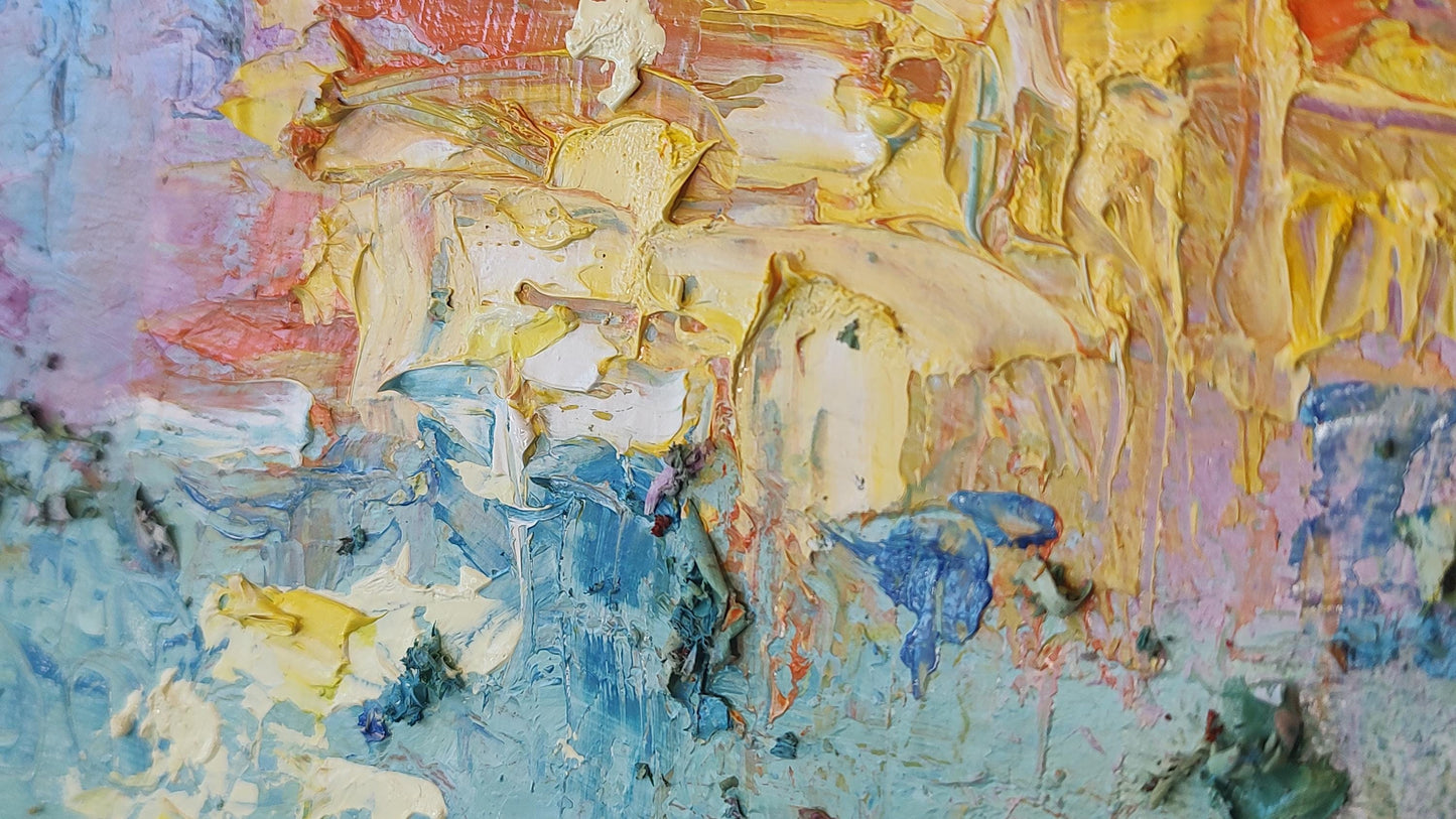 B Tiburon Twilight - 18x30 - Mixed Media on Canvas - Gallery Exhibit