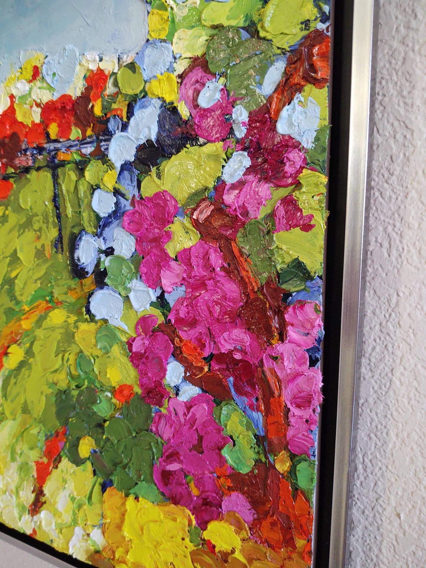 V Cabernet Crush-The Last Bunch 18x24 Oil on Paper Canvas Mounted