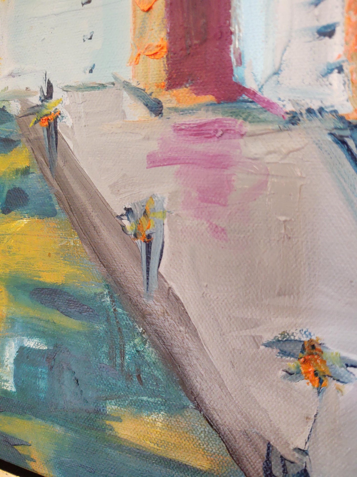 V Embarcadero Estuary-San Francisco 20 x 24 Oil on Canvas