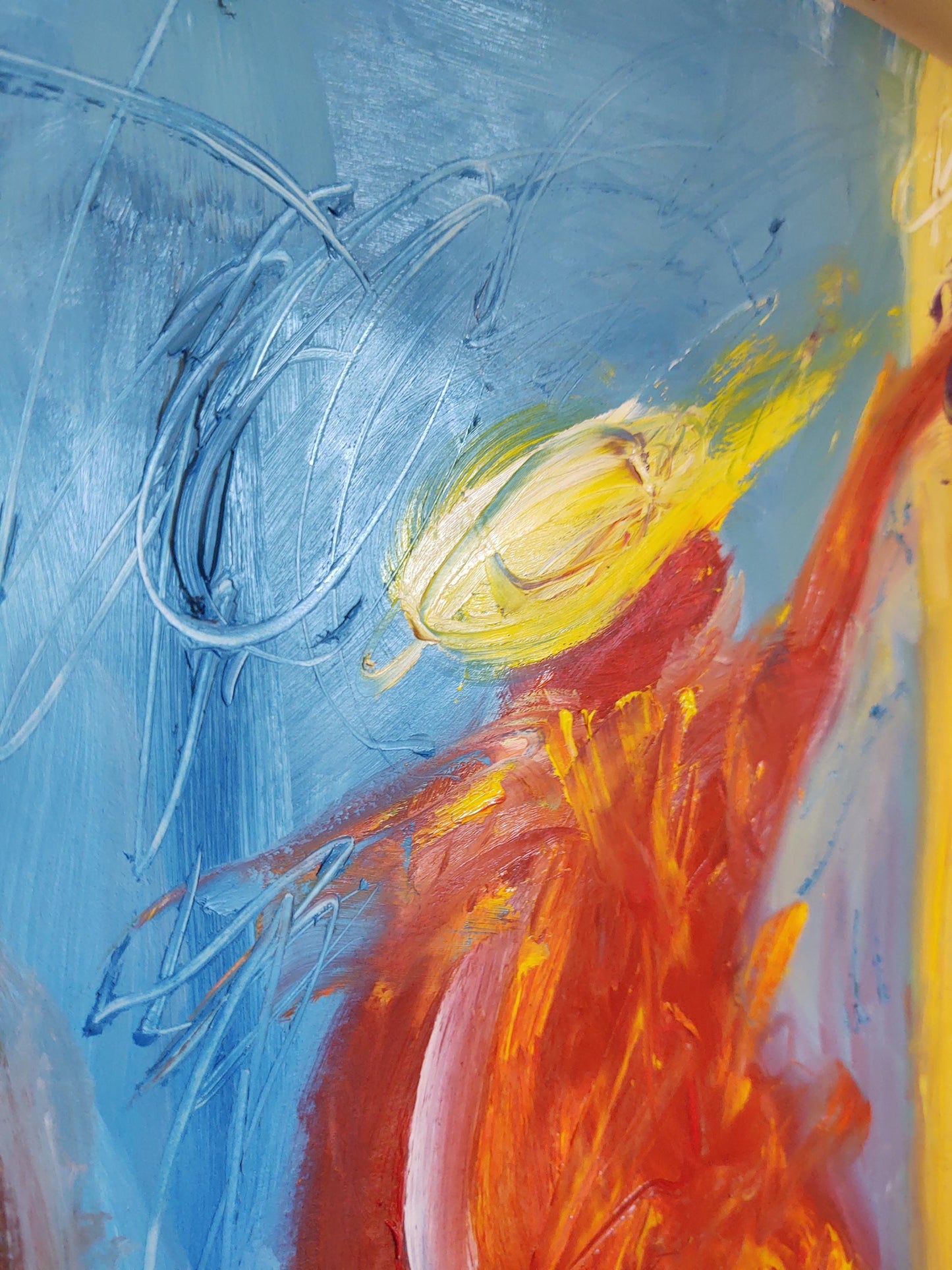 Winifred's Vibe 18 x 24 Oil on Paper Mounted on Canvas