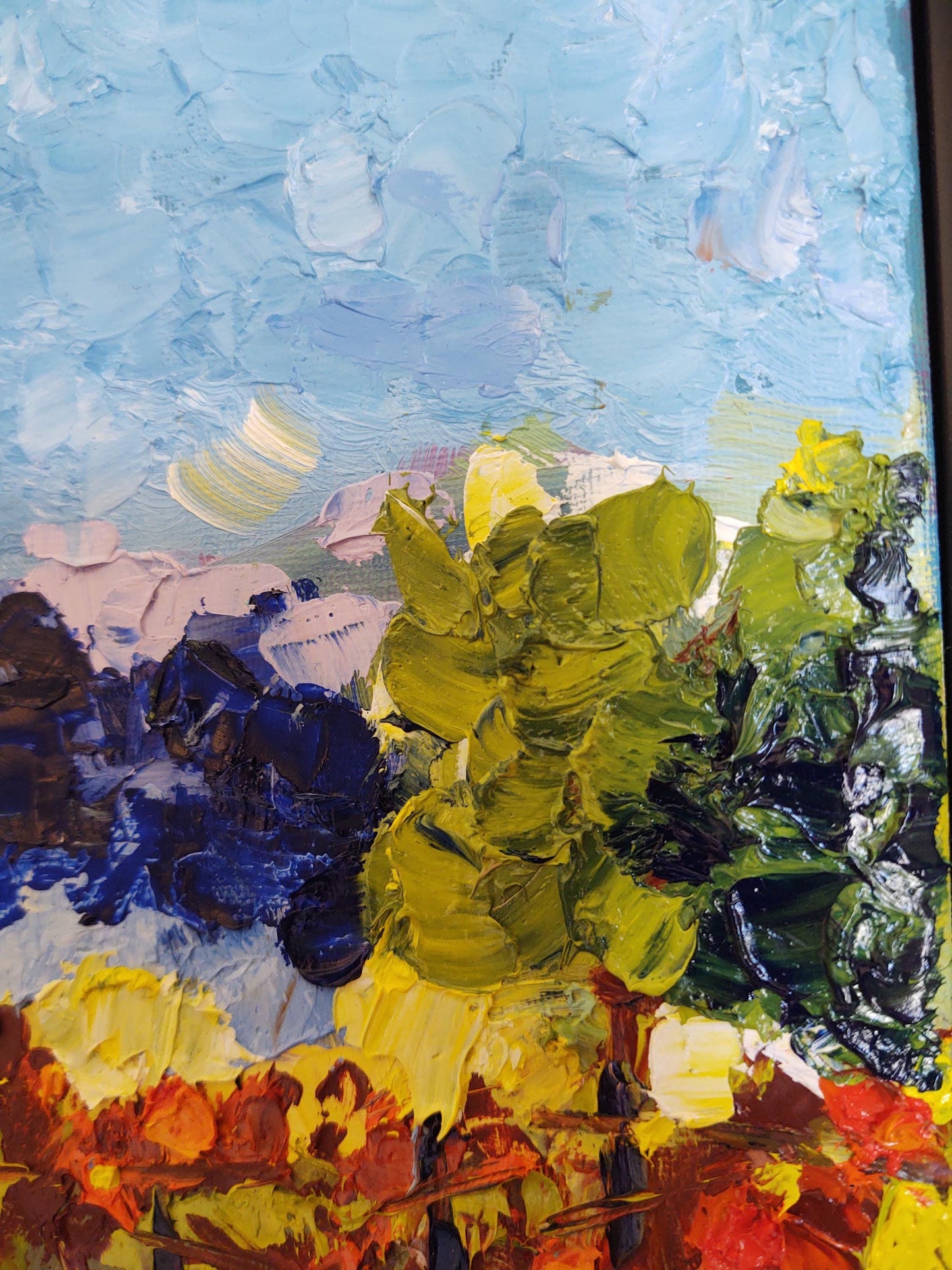 V After Harvest- Kenwood, CA 9 x 11 Oil on Canvas