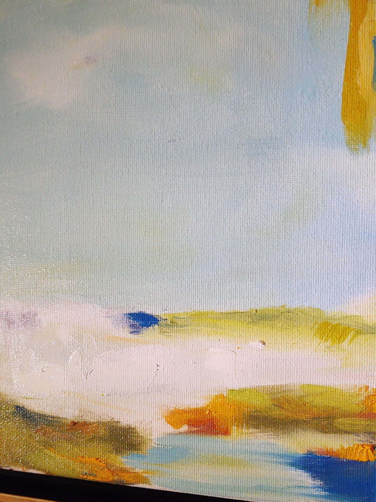 B Winter Sky Refraction - 9x12 - Oil on Canvas - Gallery Exhibit