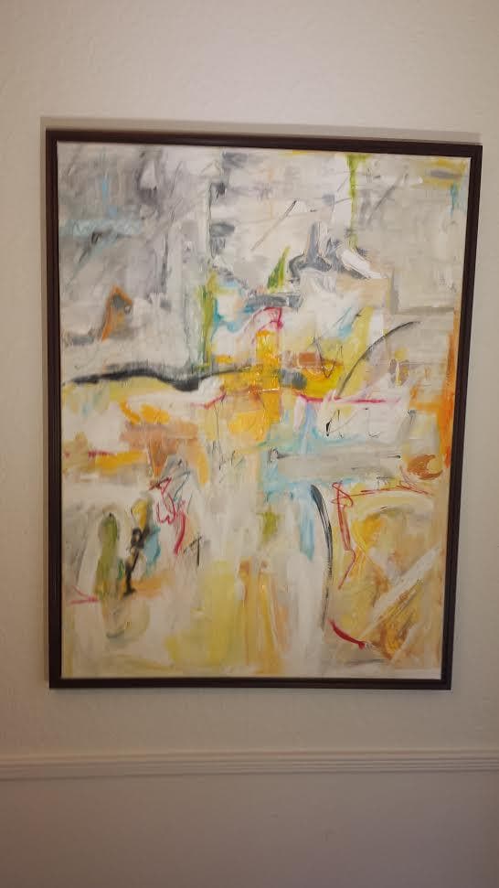 SOLD- triptych- Color Abyss-Timmy's Dream- (center piece)