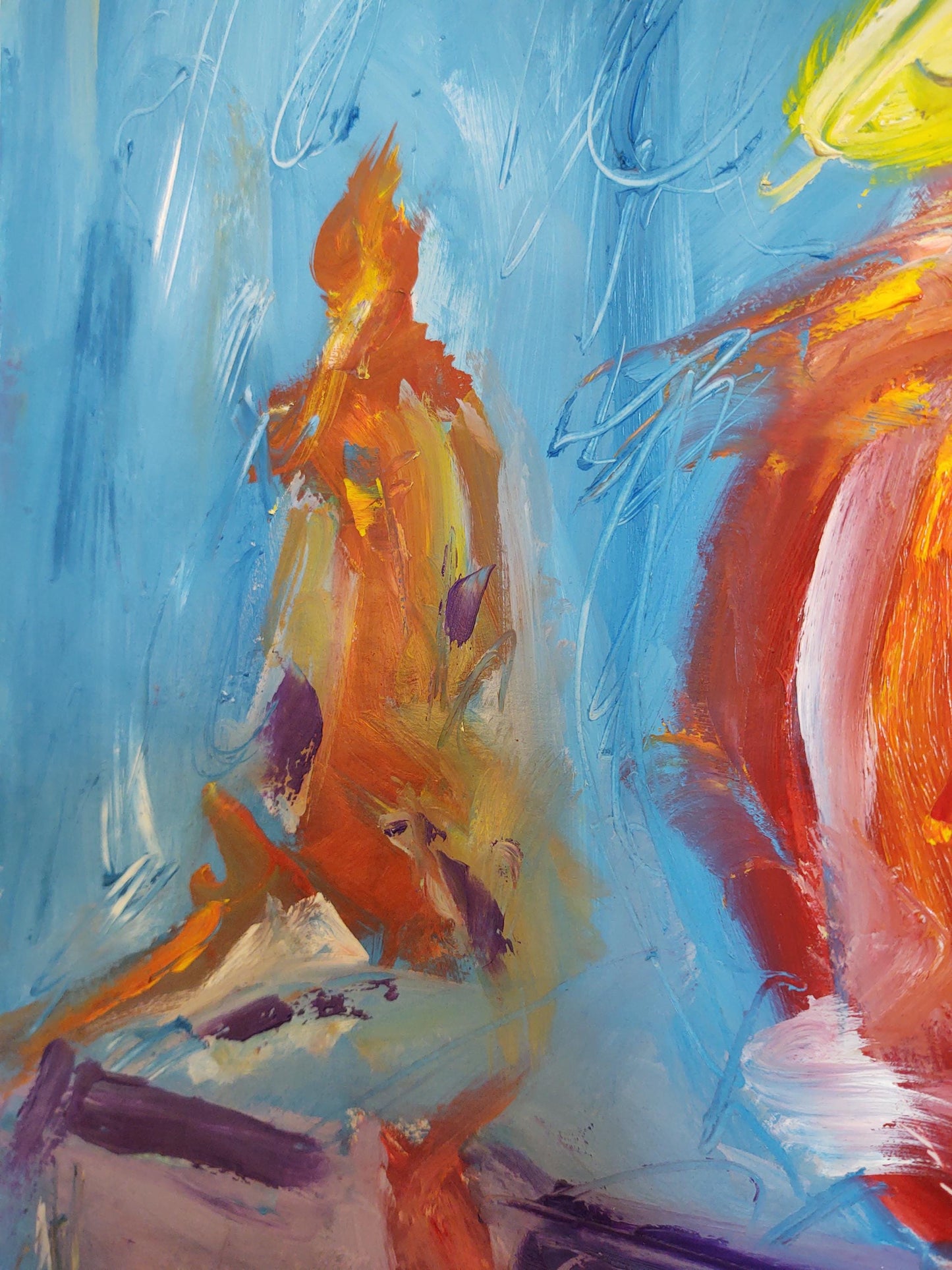 Winifred's Vibe 18 x 24 Oil on Paper Mounted on Canvas