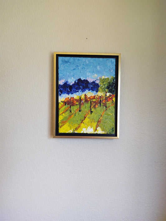 G After Harvest- Kenwood, CA 9 x 11 Oil on Canvas