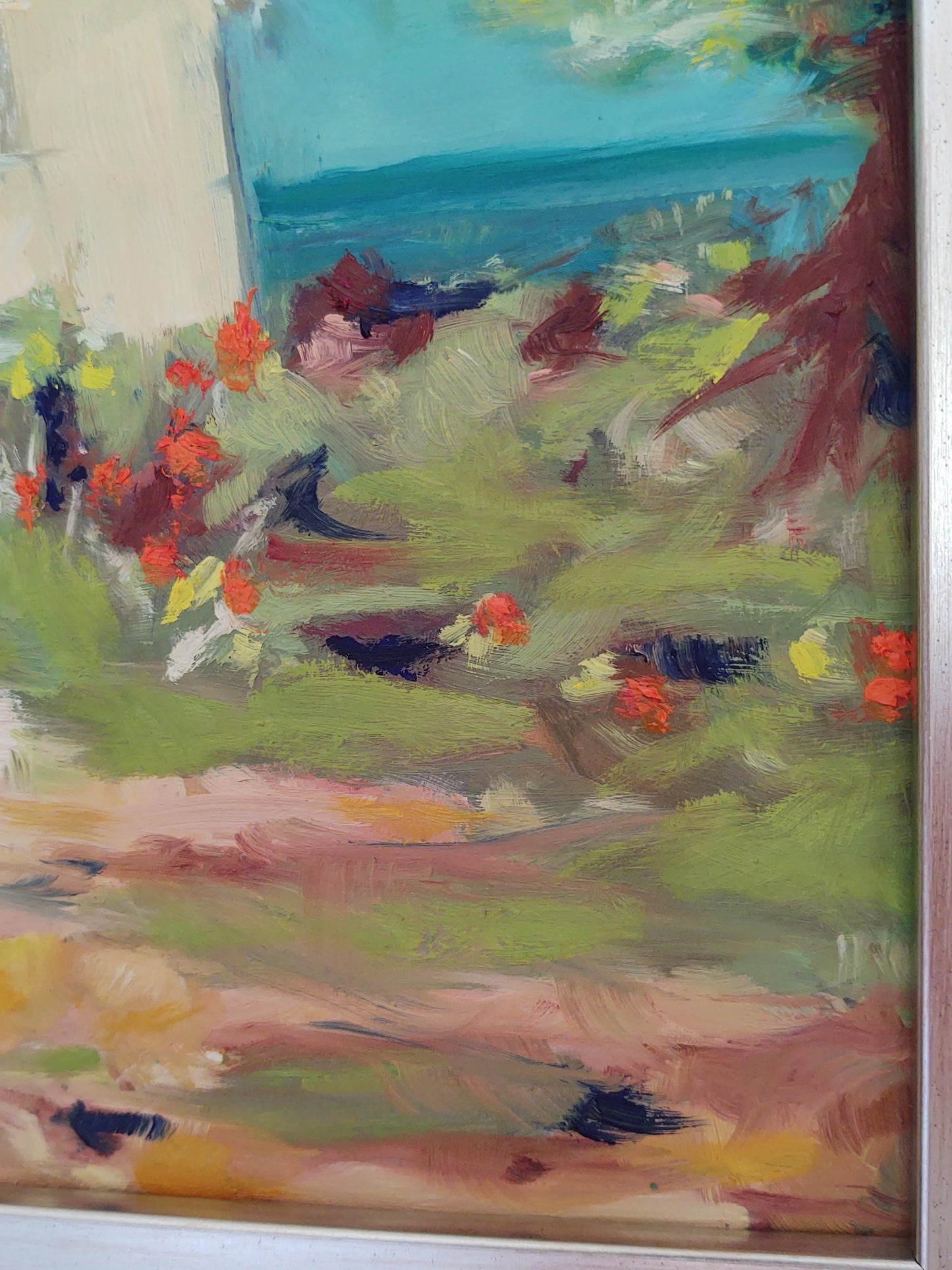 V SOLD Memories of Cape Cod Plein Air 12 x 12 Oil on Board