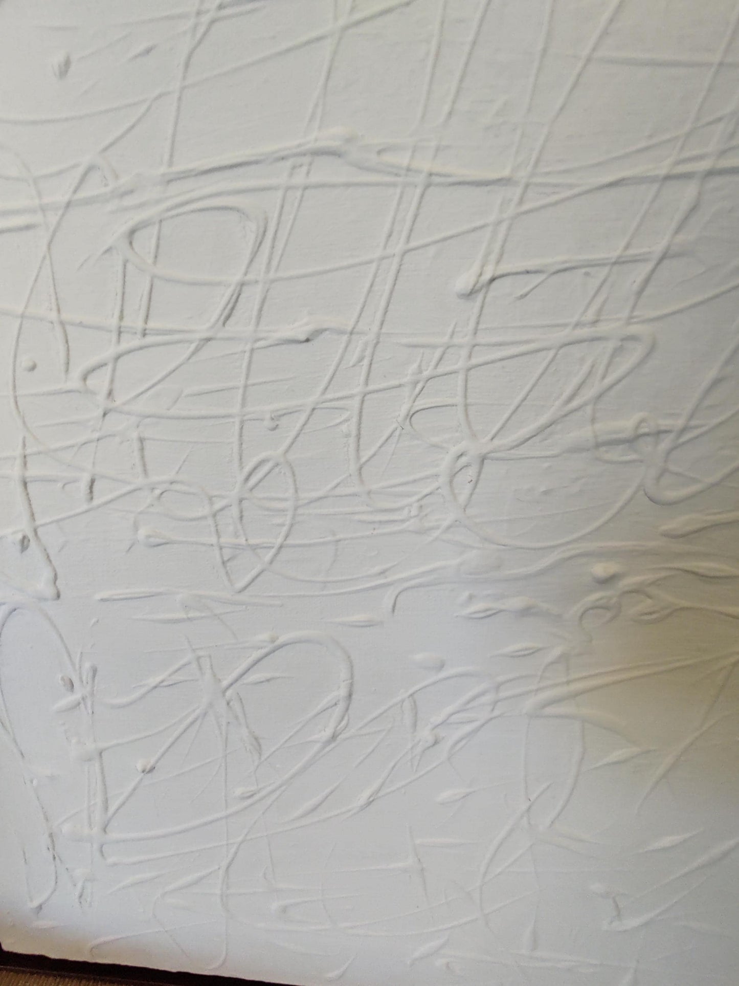 V PURE LIGHT-Abstract Monotone Texture Acrylic on Canvas 20 x 20