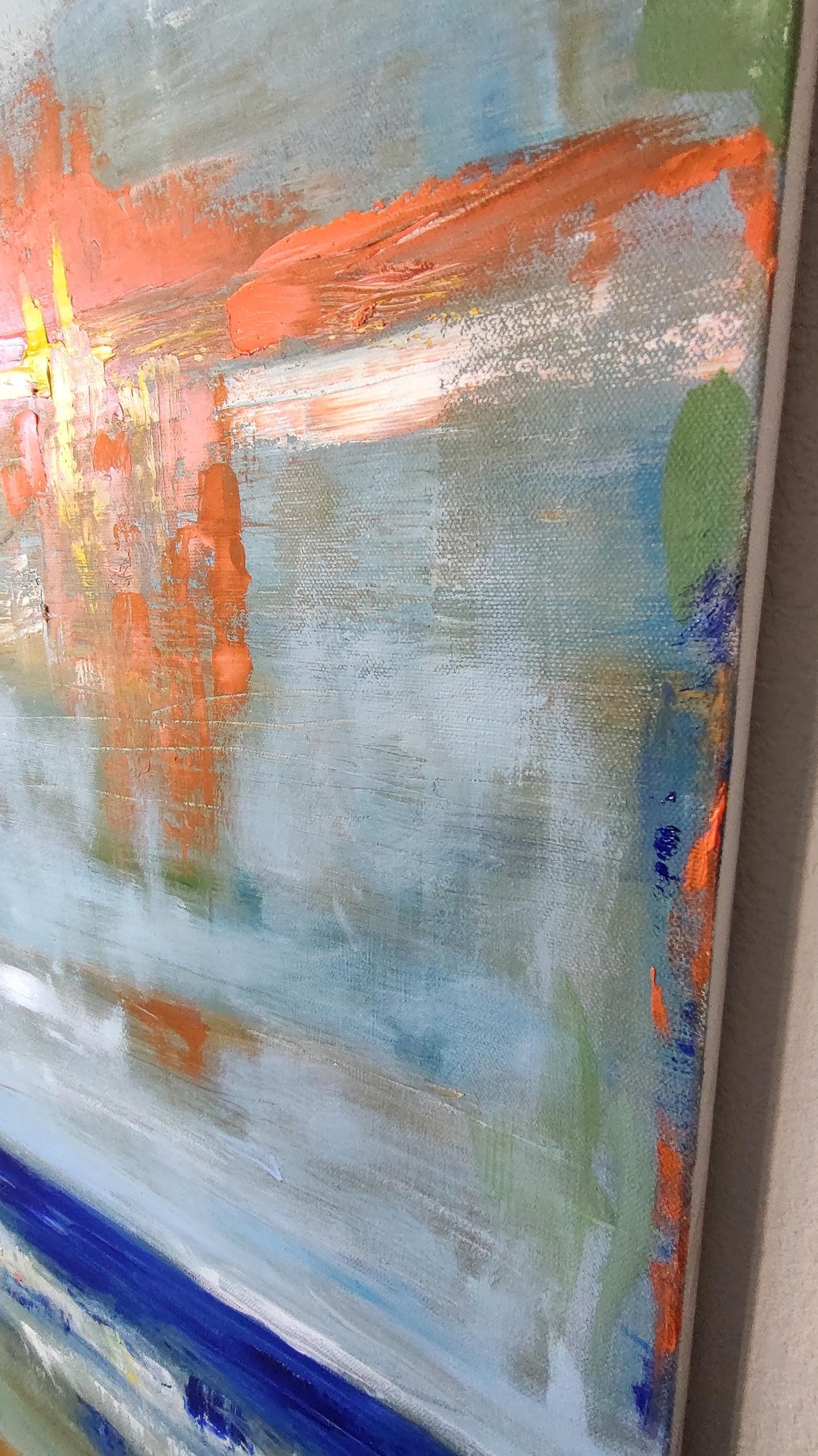 V California Sunset-Last Flash- 30 x 48 Oil on Canvas GALLERY EXHIBIT