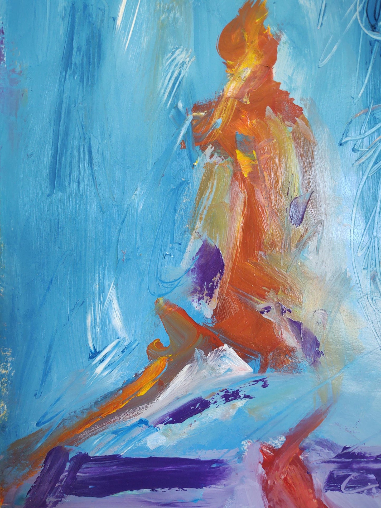 Winifred's Vibe 18 x 24 Oil on Paper Mounted on Canvas