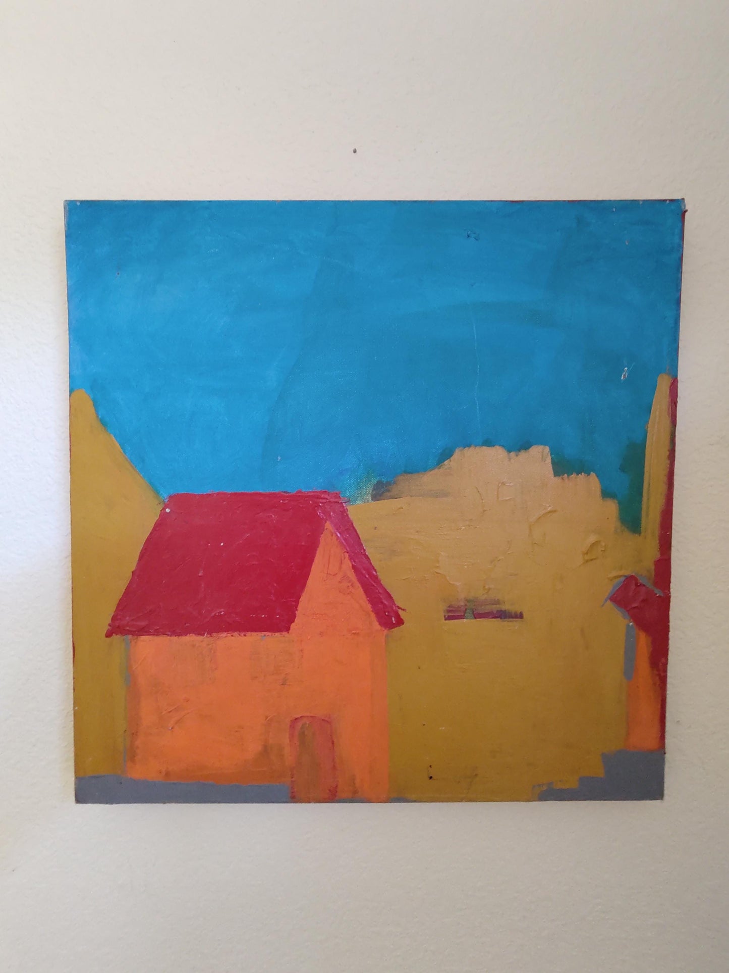 V Little Red Shed- Watmaugh Rd. 20 x 20 x 1.5 Oil on Canvas