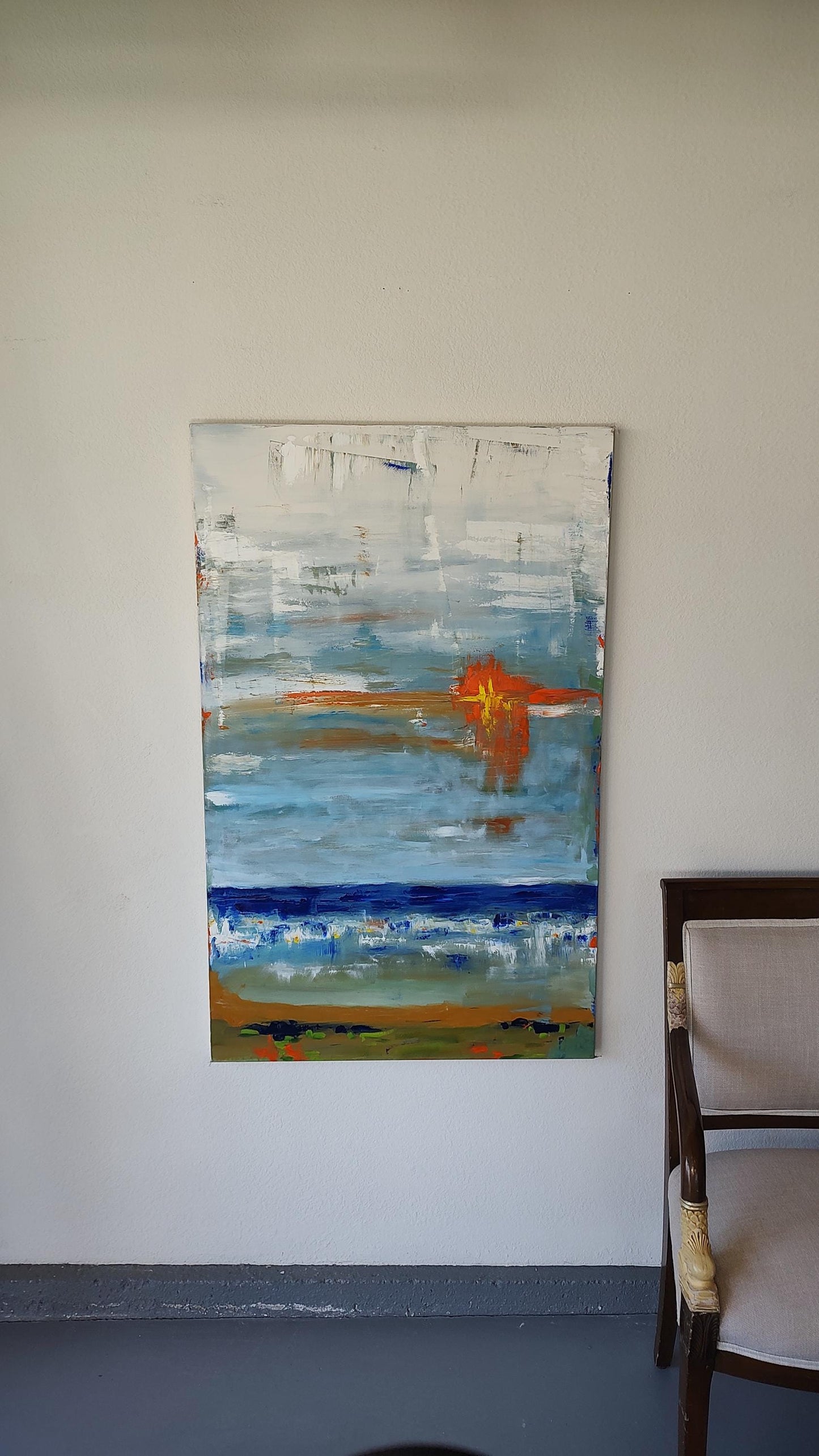 V California Sunset-Last Flash- 30 x 48 Oil on Canvas GALLERY EXHIBIT