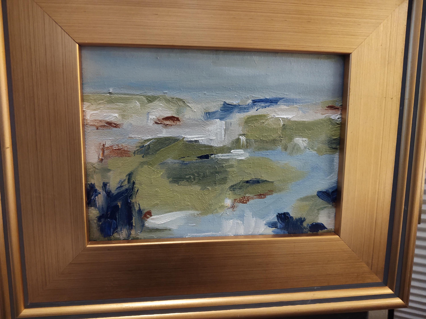 B Sonoma Creek Miniature Study - 6x8 - Oil on Canvas - Gallery Exhibit