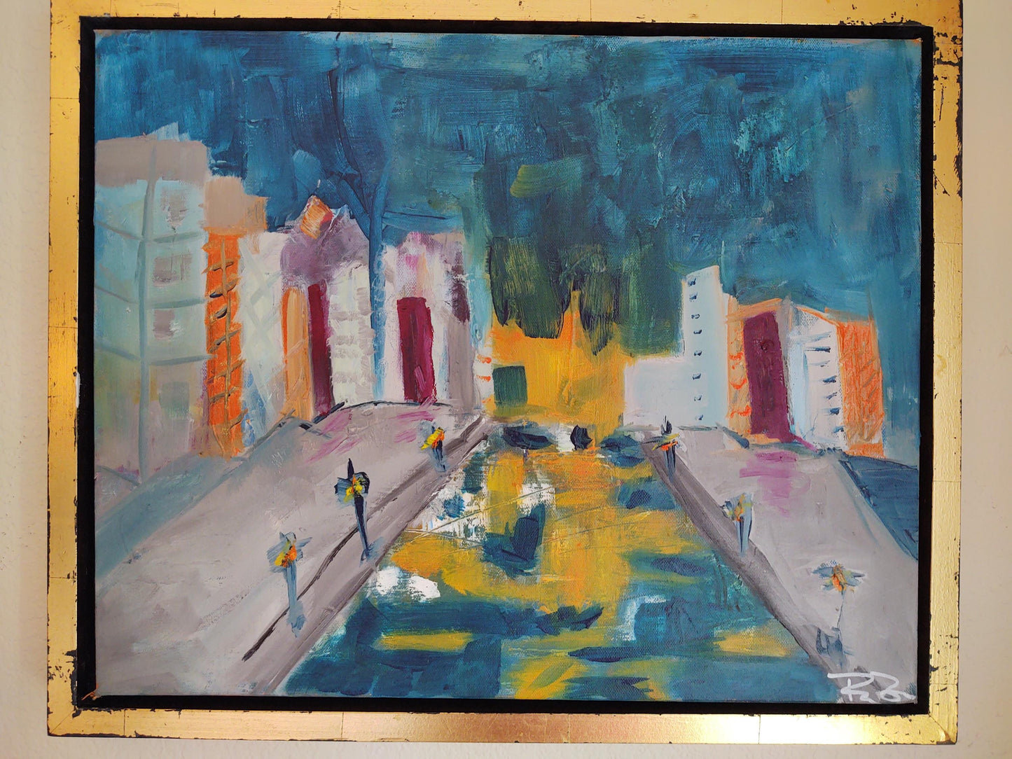 V Embarcadero Estuary-San Francisco 20 x 24 Oil on Canvas