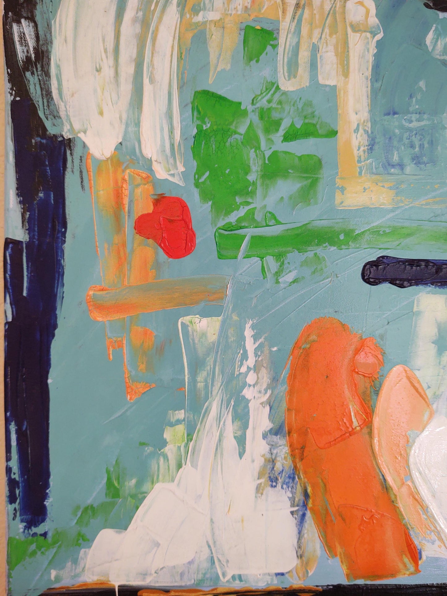 V Circus Daze 24 x 36 Acrylic on canvas